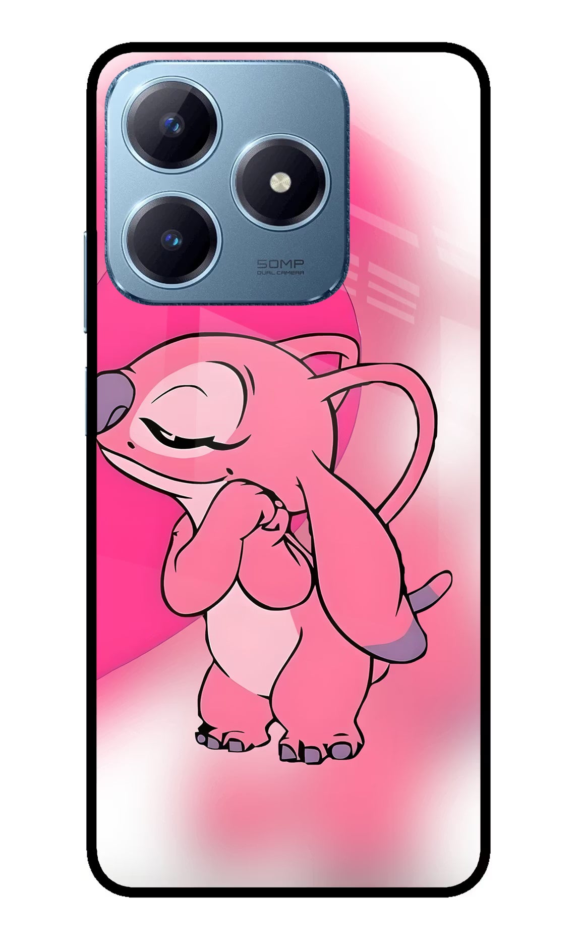 Angel Hug Realme Narzo N63 Glass Case - Angel Hug Realme Narzo N63 Glass Case Angel Hug Realme Narzo N63 Glass Case