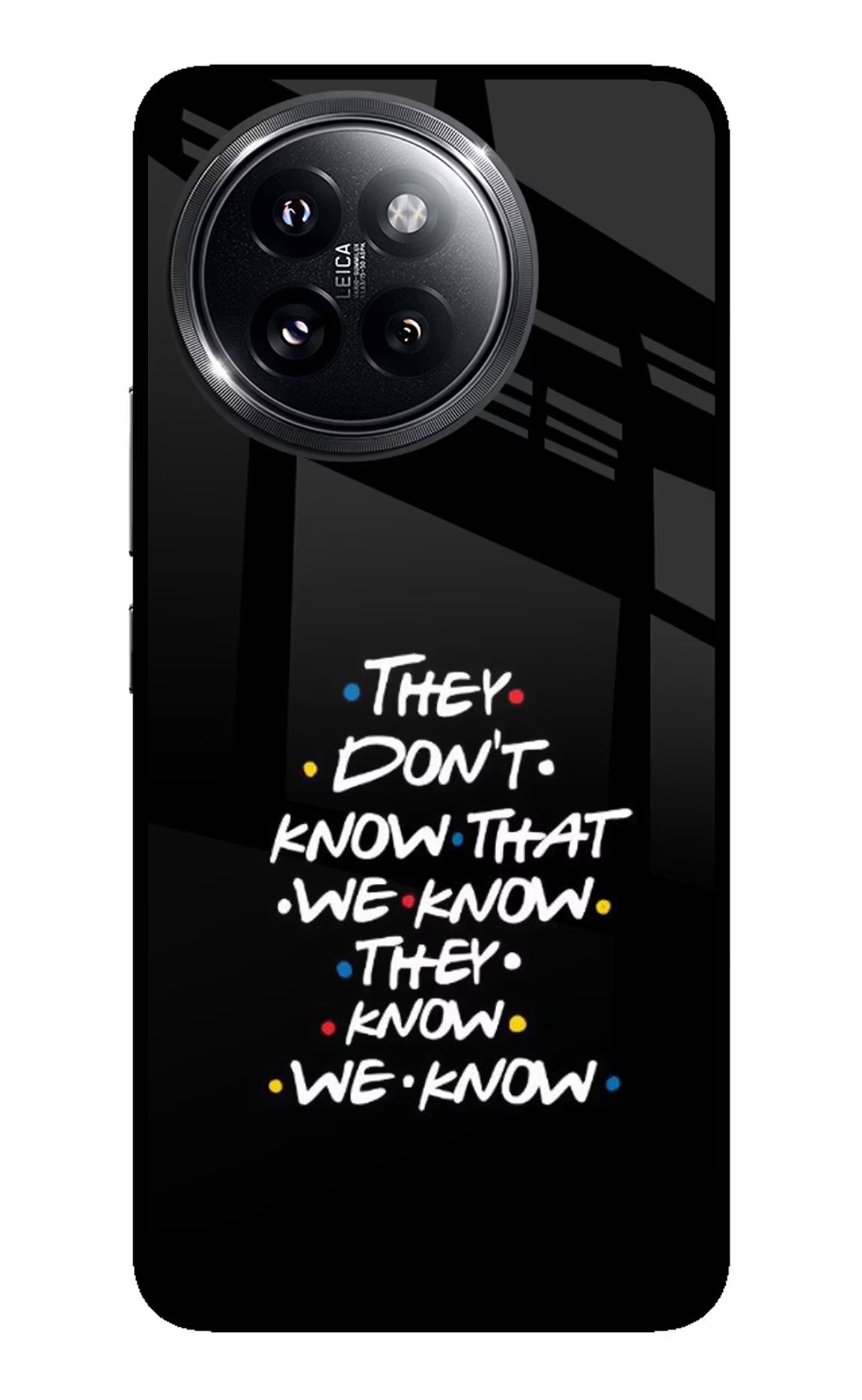 FRIENDS Dialogue Xiaomi 14 Civi Glass Case - FRIENDS Dialogue Xiaomi 14 Civi Glass Case FRIENDS Dialogue Xiaomi 14 Civi Glass Case