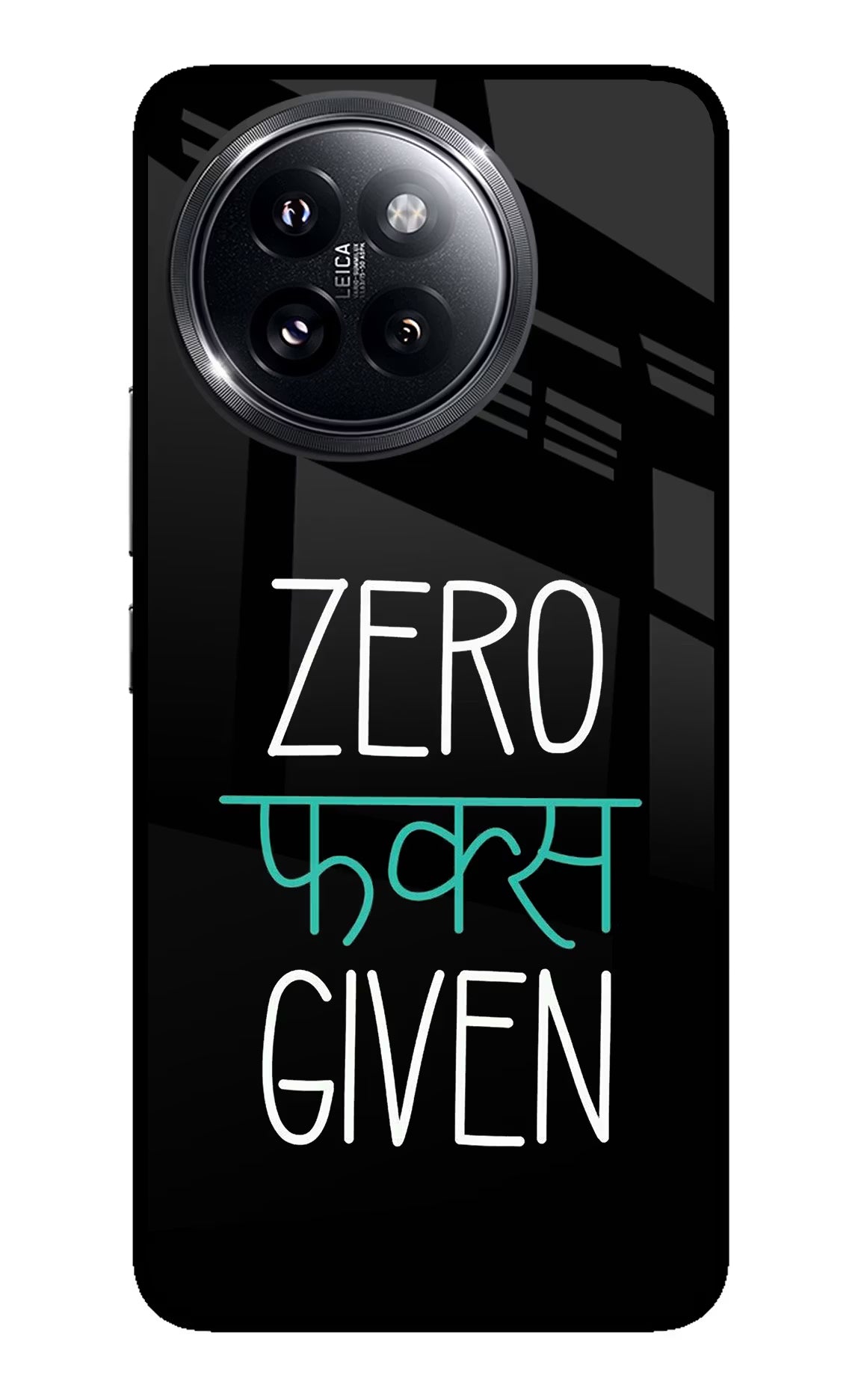 Zero Fucks Given Xiaomi 14 Civi Glass Case - Zero Fucks Given Xiaomi 14 Civi Glass Case Zero Fucks Given Xiaomi 14 Civi Glass Case