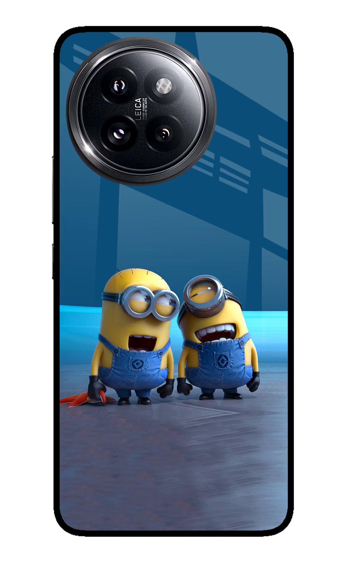 Minion Laughing Xiaomi 14 Civi Glass Case - Minion Laughing Xiaomi 14 Civi Glass Case Minion Laughing Xiaomi 14 Civi Glass Case