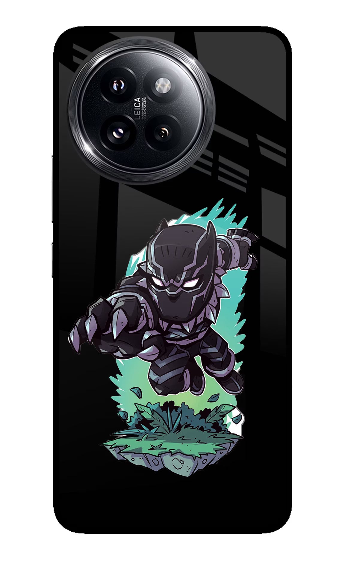 Black Panther Xiaomi 14 Civi Glass Case - Black Panther Xiaomi 14 Civi Glass Case Black Panther Xiaomi 14 Civi Glass Case
