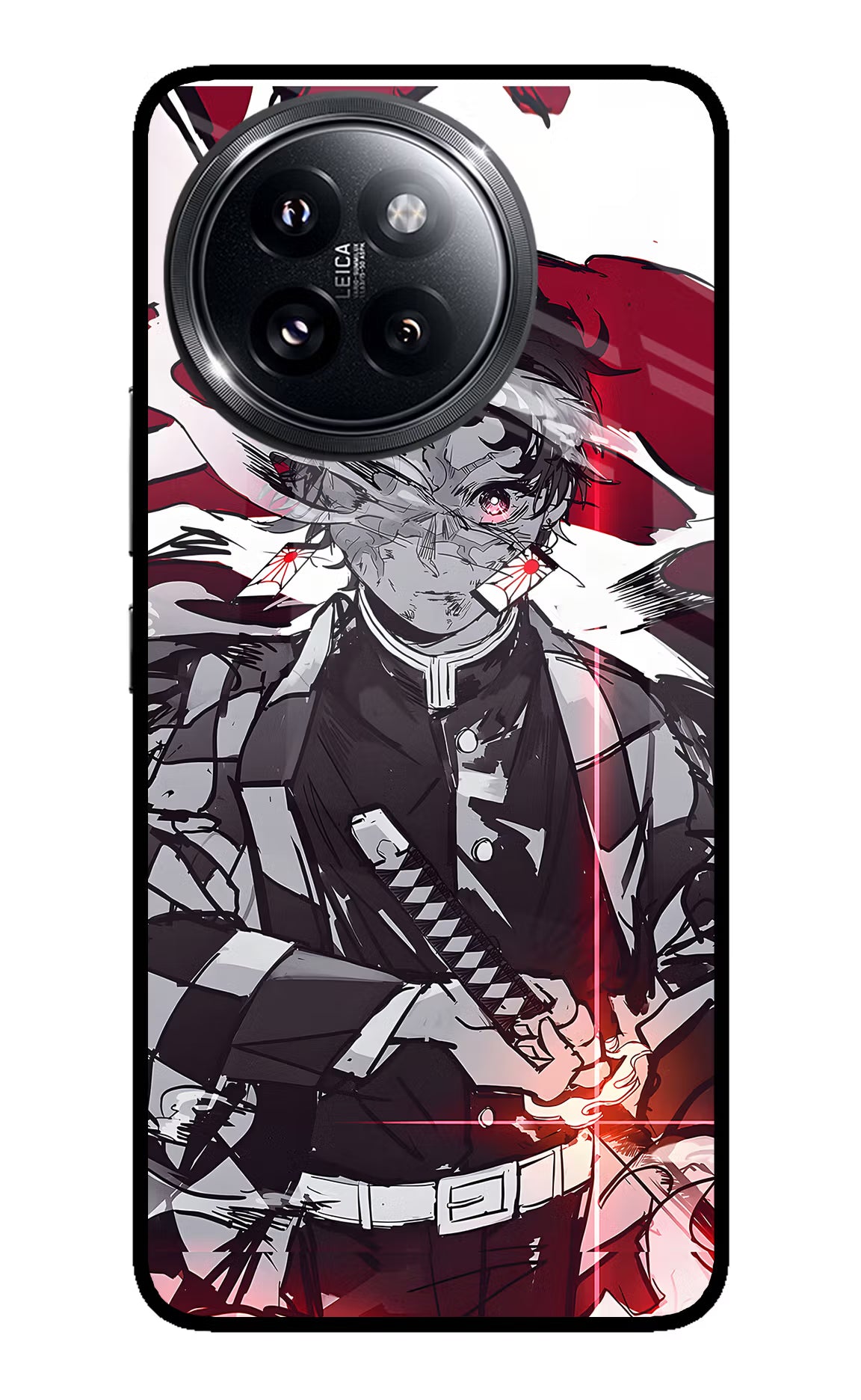 Demon Slayer Xiaomi 14 Civi Glass Case - Demon Slayer Xiaomi 14 Civi Glass Case Demon Slayer Xiaomi 14 Civi Glass Case