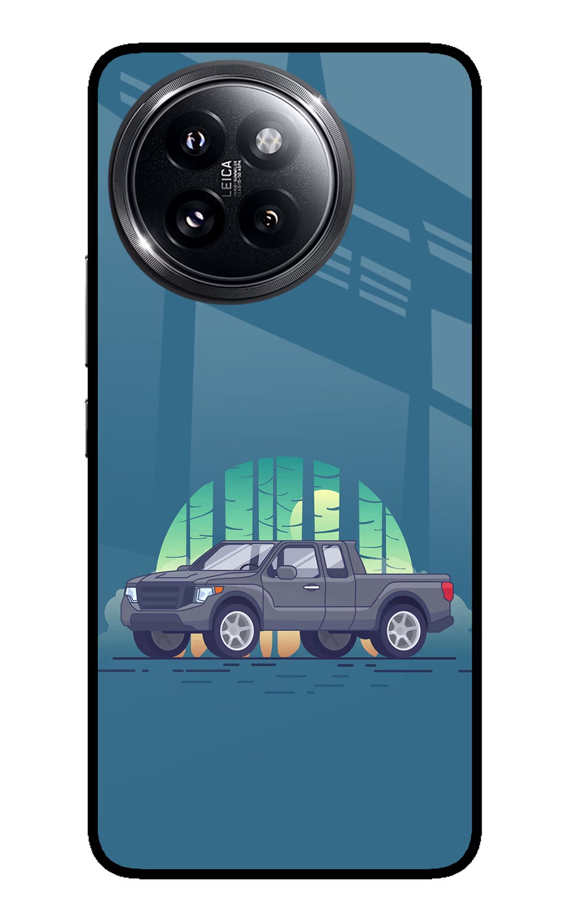 Retro Garage Vibe Xiaomi 14 Civi Glass Case - Retro Garage Vibe Xiaomi 14 Civi Glass Case Retro Garage Vibe Xiaomi 14 Civi Glass Case