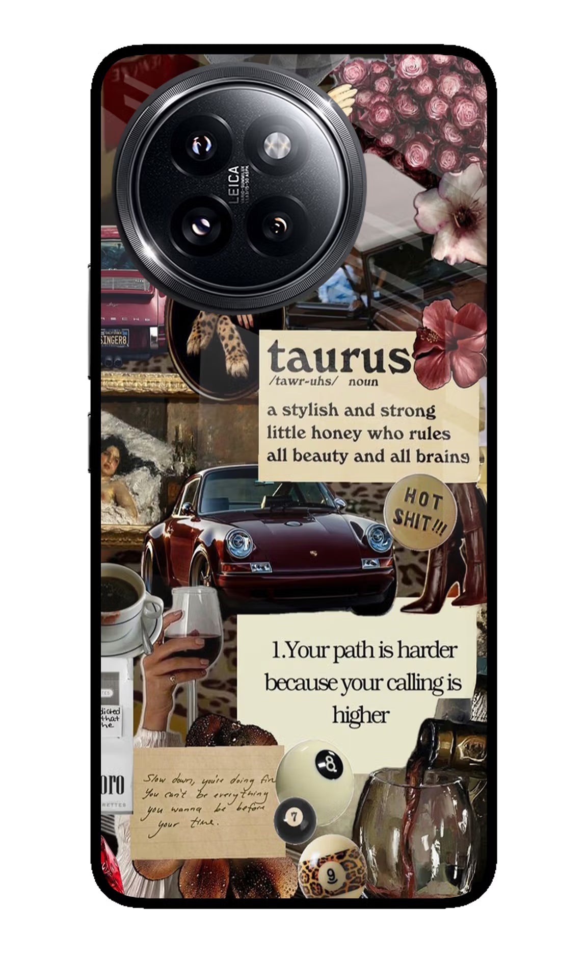 Taurus Zodiac Xiaomi 14 Civi Glass Case - Taurus Zodiac Xiaomi 14 Civi Glass Case Taurus Zodiac Xiaomi 14 Civi Glass Case