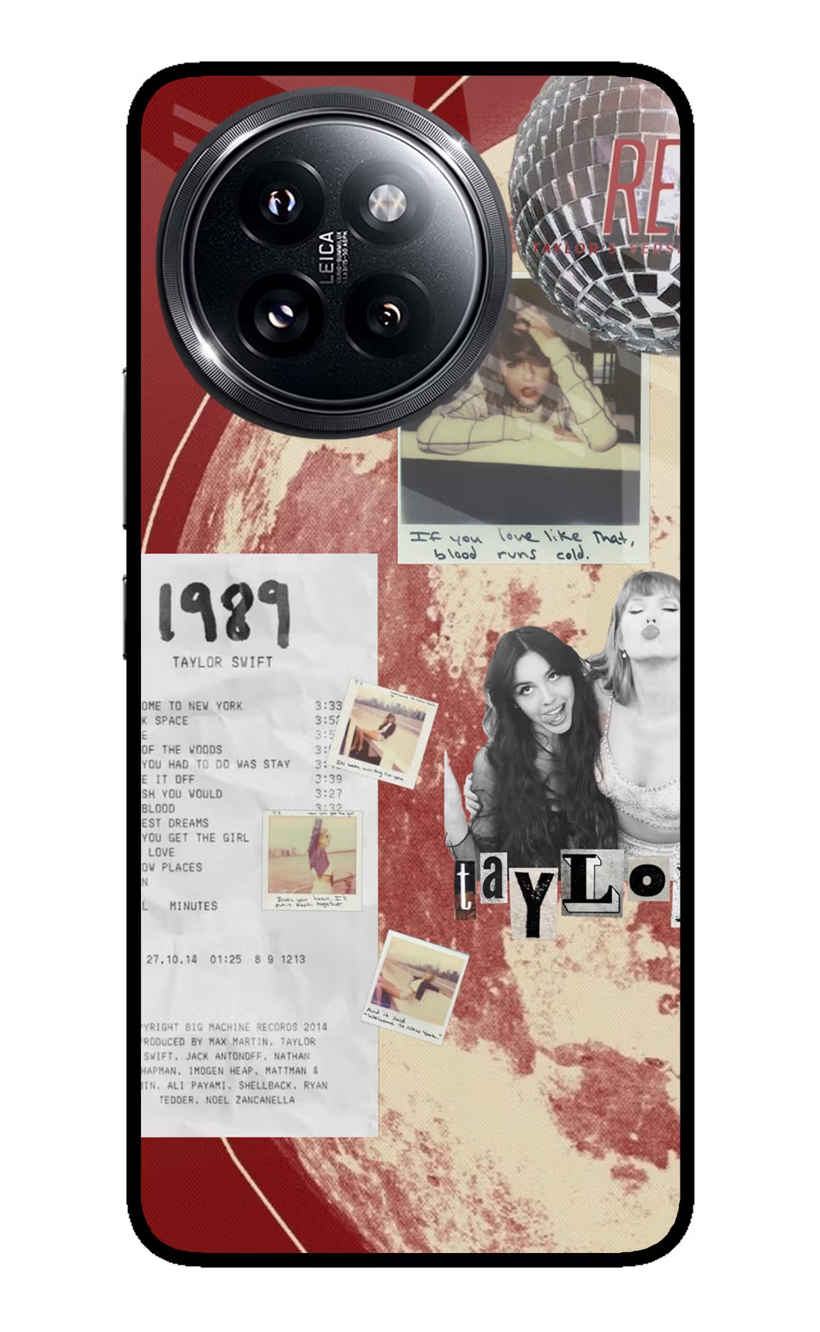 Taylor Swift Xiaomi 14 Civi Glass Case - Taylor Swift Xiaomi 14 Civi Glass Case Taylor Swift Xiaomi 14 Civi Glass Case