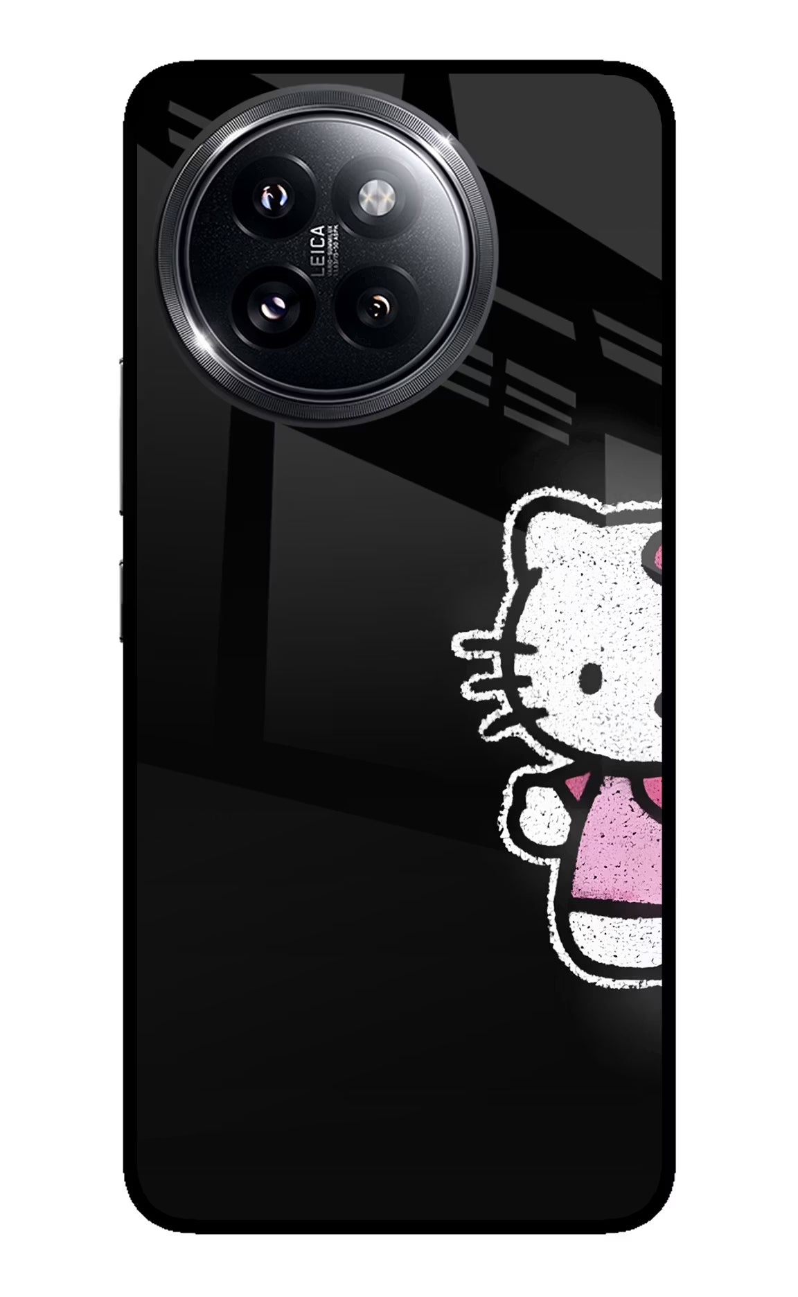 Kitty Charm Xiaomi 14 Civi Glass Case - Kitty Charm Xiaomi 14 Civi Glass Case Kitty Charm Xiaomi 14 Civi Glass Case