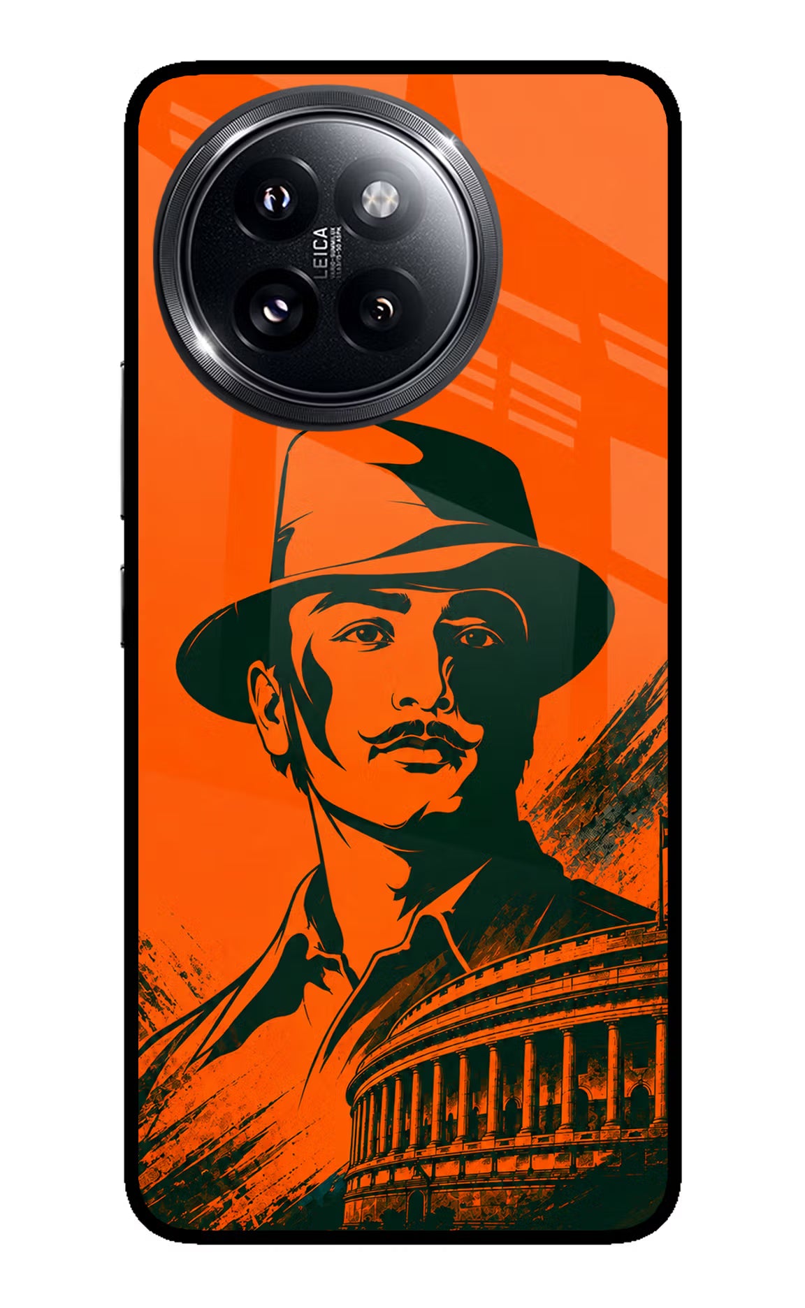 Bhagat Singh Legacy Xiaomi 14 Civi Glass Case - Bhagat Singh Legacy Xiaomi 14 Civi Glass Case Bhagat Singh Legacy Xiaomi 14 Civi Glass Case