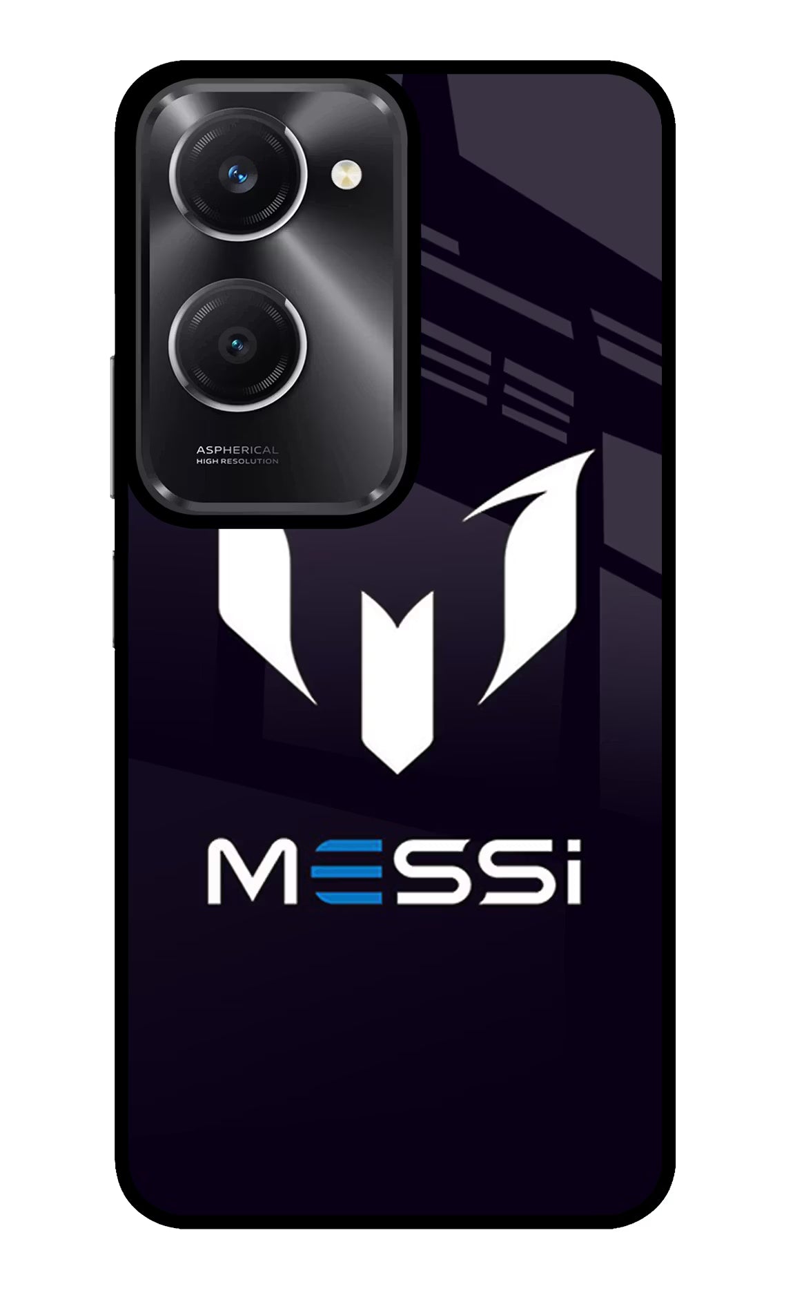 Messi Logo Vivo T3 Lite 5G Glass Case - Messi Logo Vivo T3 Lite 5G Glass Case Messi Logo Vivo T3 Lite 5G Glass Case