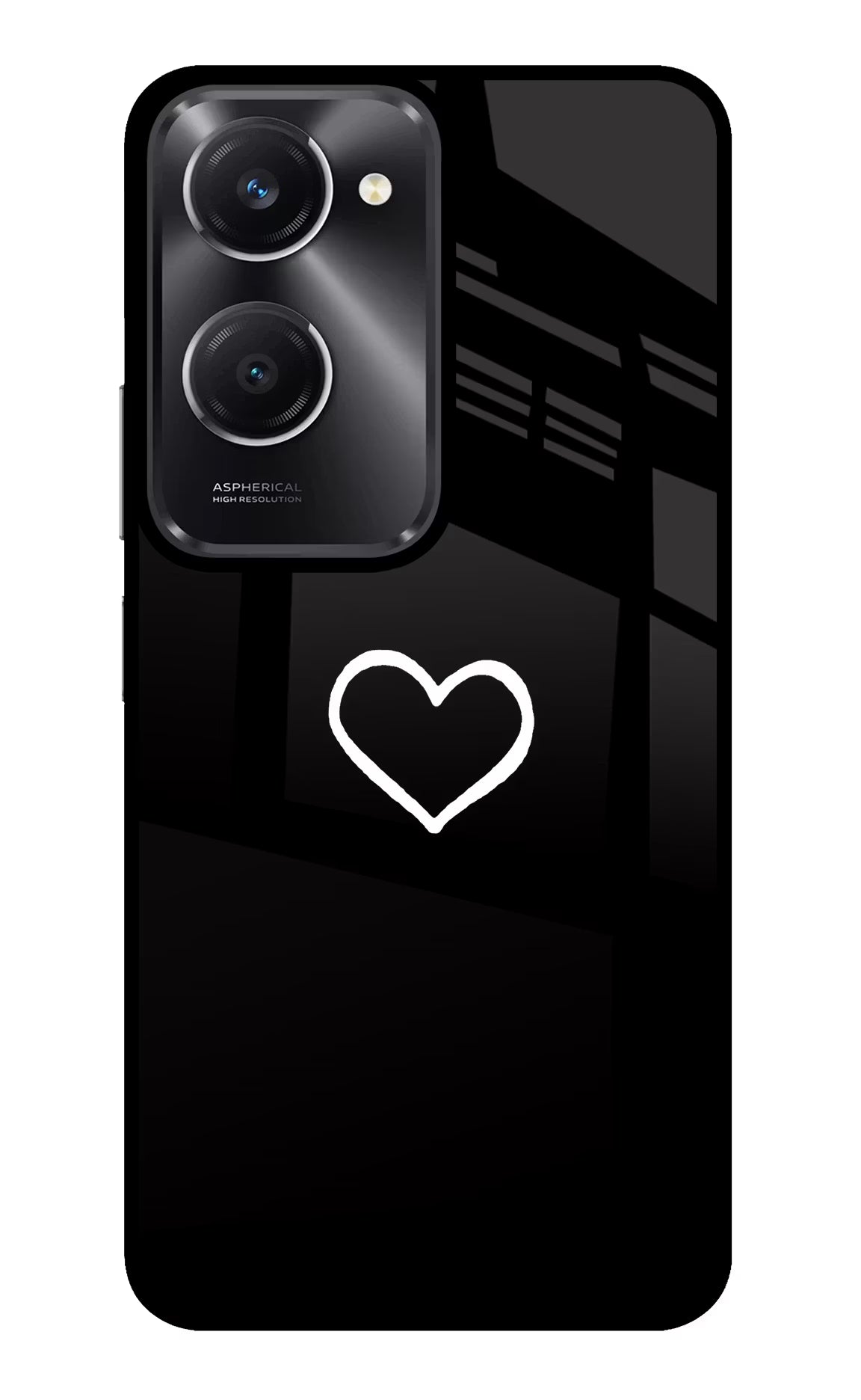 Heart Vivo T3 Lite 5G Glass Case - Heart Vivo T3 Lite 5G Glass Case Heart Vivo T3 Lite 5G Glass Case