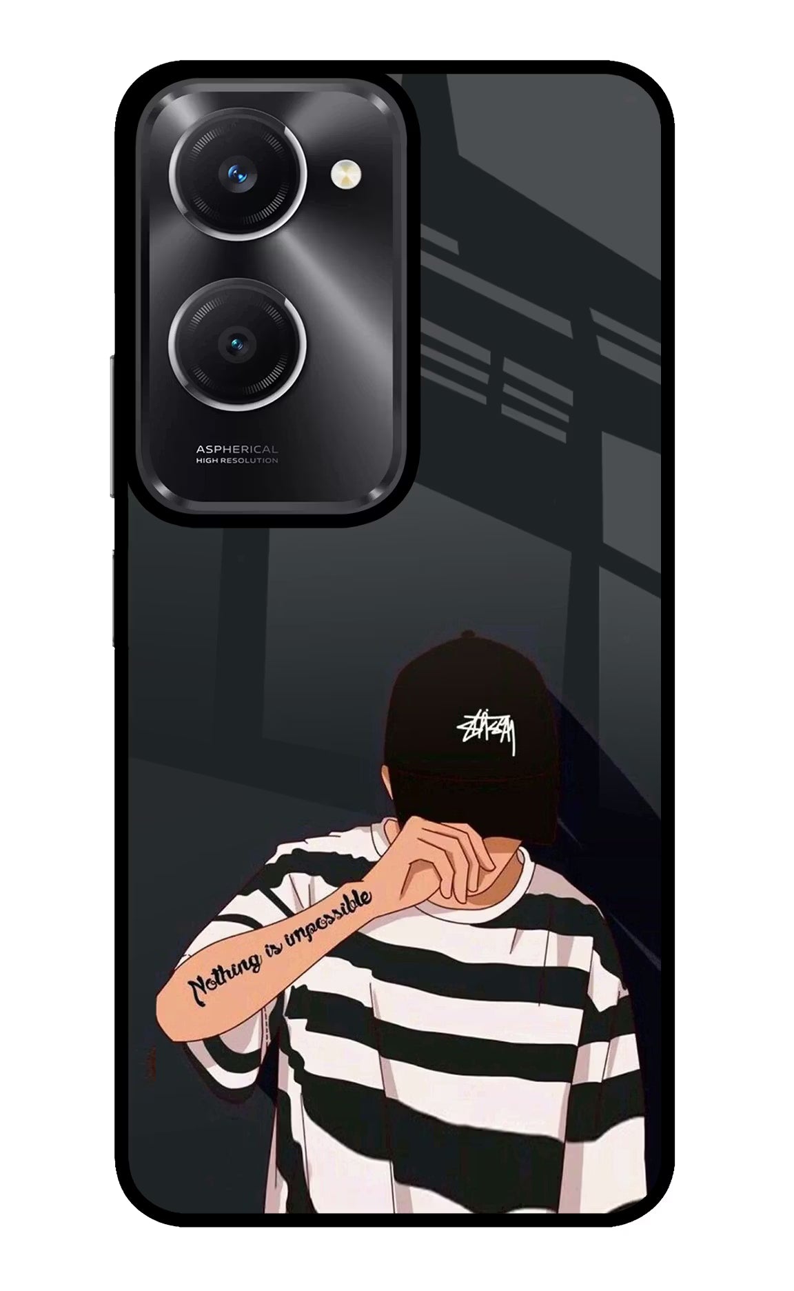 Aesthetic Boy Vivo T3 Lite 5G Glass Case - Aesthetic Boy Vivo T3 Lite 5G Glass Case Aesthetic Boy Vivo T3 Lite 5G Glass Case