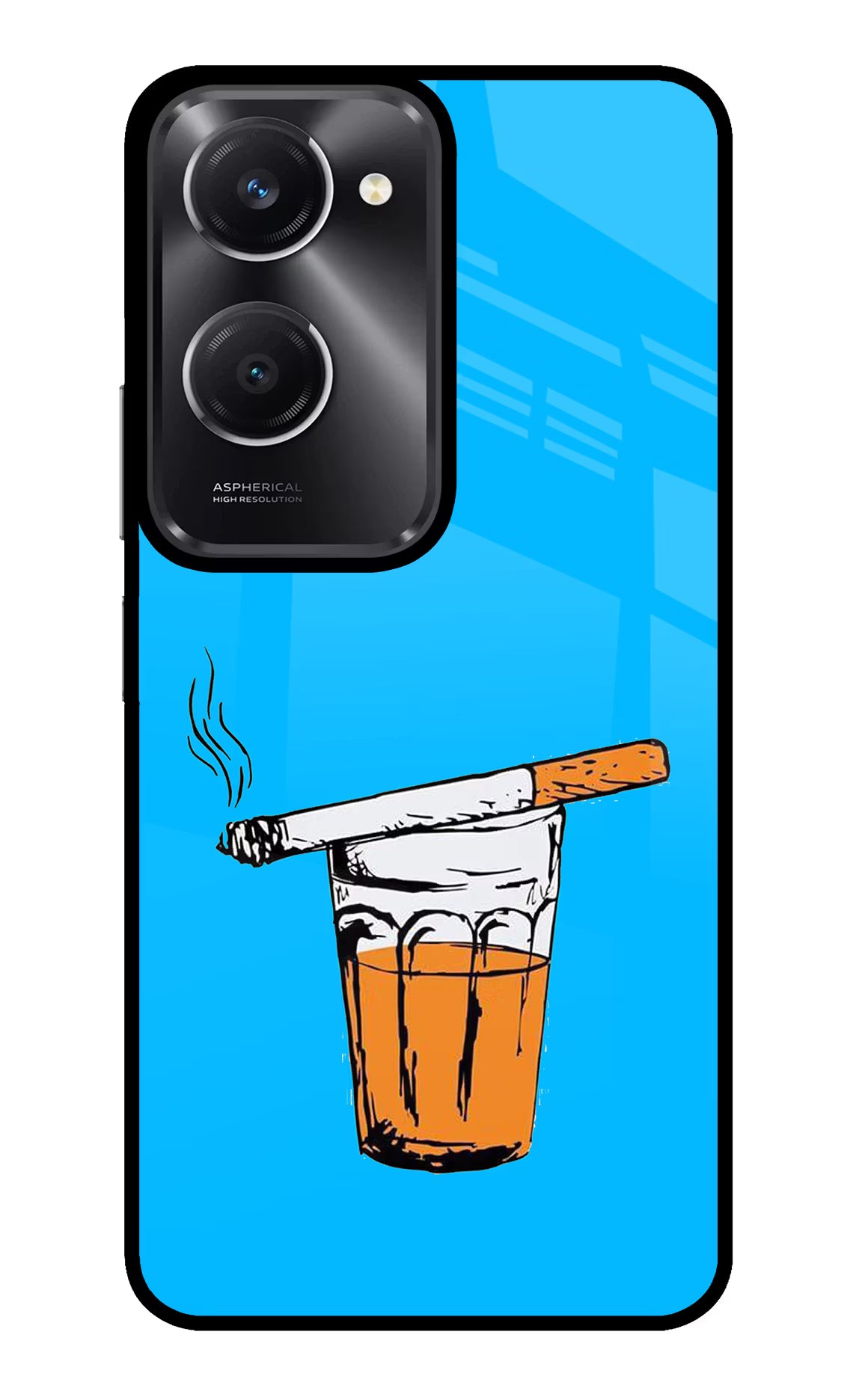 Chai Sutta Vivo T3 Lite 5G Glass Case - Chai Sutta Vivo T3 Lite 5G Glass Case Chai Sutta Vivo T3 Lite 5G Glass Case