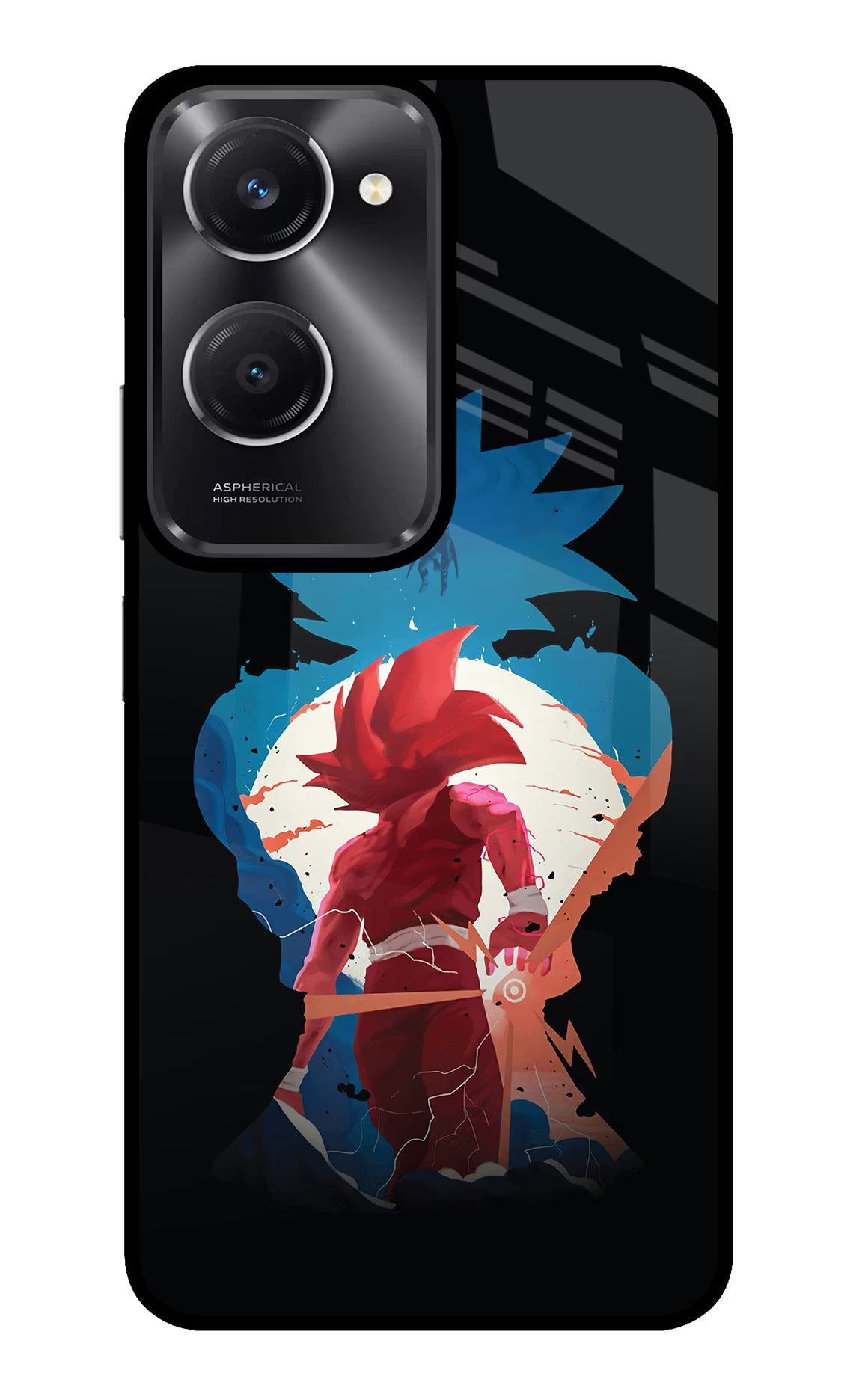 Goku Vivo T3 Lite 5G Glass Case - Goku Vivo T3 Lite 5G Glass Case Goku Vivo T3 Lite 5G Glass Case