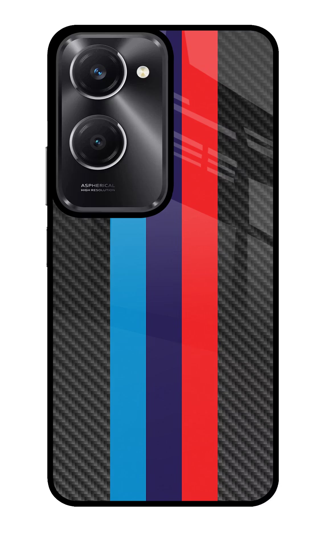 BMW Stripes Pattern Vivo T3 Lite 5G Glass Case - BMW Stripes Pattern Vivo T3 Lite 5G Glass Case BMW Stripes Pattern Vivo T3 Lite 5G Glass Case