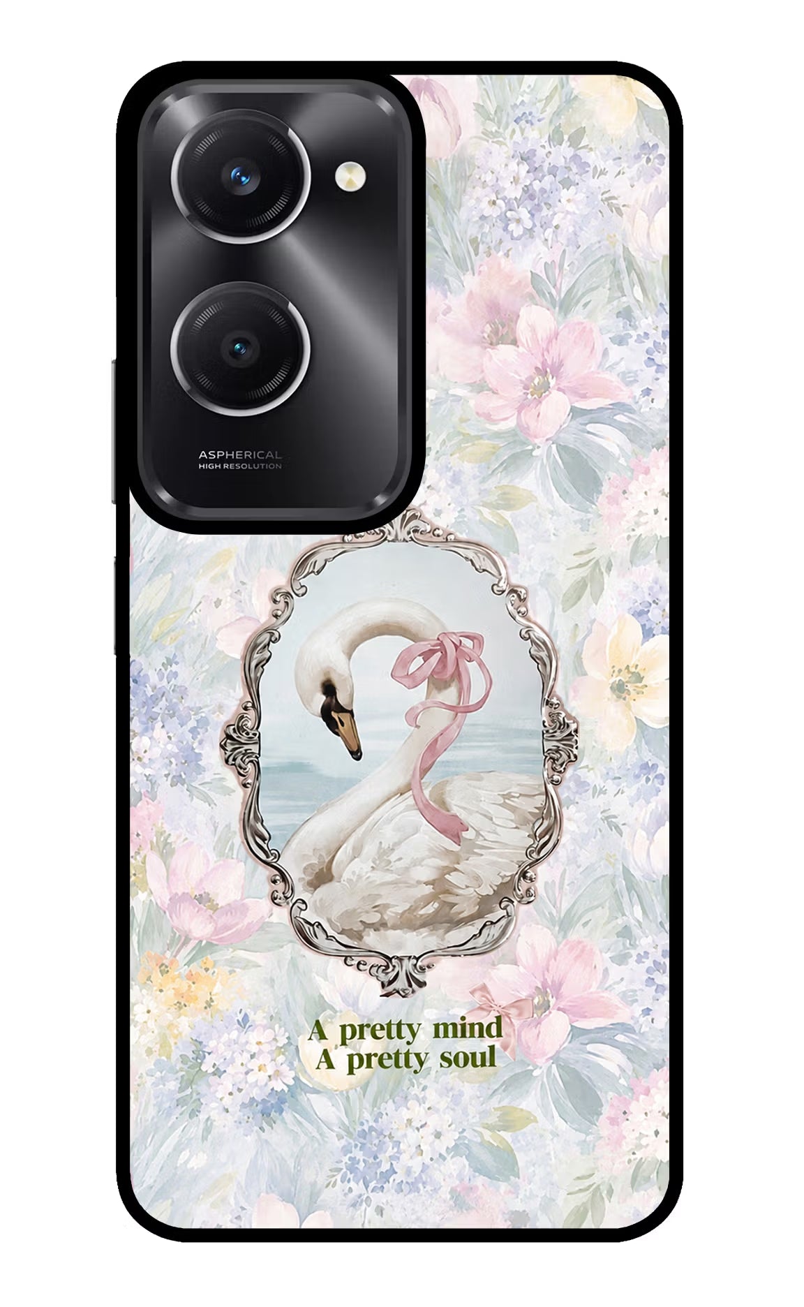 Pretty Mind Pretty Soul Vivo T3 Lite 5G Glass Case - Pretty Mind Pretty Soul Vivo T3 Lite 5G Glass Case Pretty Mind Pretty Soul Vivo T3 Lite 5G Glass Case