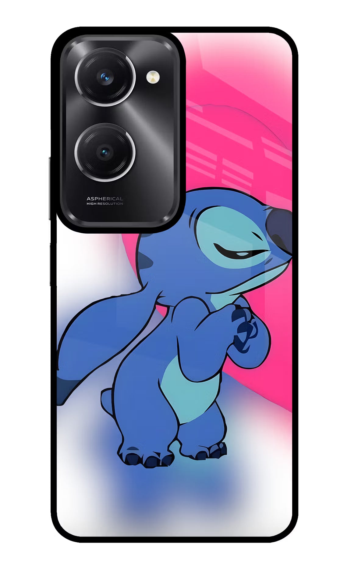 Stitch Hug Vivo T3 Lite 5G Glass Case - Stitch Hug Vivo T3 Lite 5G Glass Case Stitch Hug Vivo T3 Lite 5G Glass Case