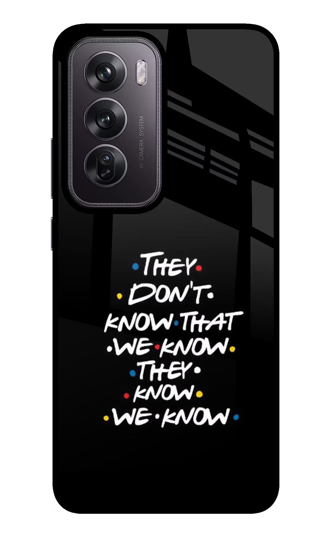 FRIENDS Dialogue Oppo Reno12 Pro 5G Glass Case - FRIENDS Dialogue Oppo Reno12 Pro 5G Glass Case FRIENDS Dialogue Oppo Reno12 Pro 5G Glass Case