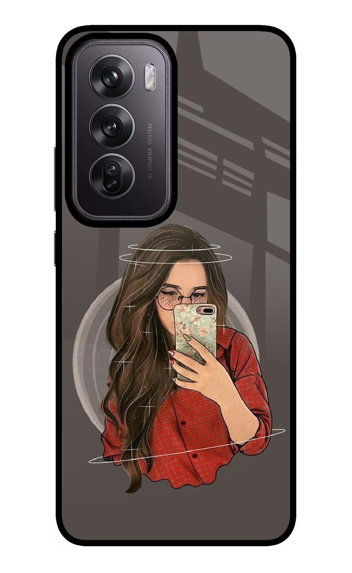 Selfie Queen Oppo Reno12 Pro 5G Glass Case - Selfie Queen Oppo Reno12 Pro 5G Glass Case Selfie Queen Oppo Reno12 Pro 5G Glass Case