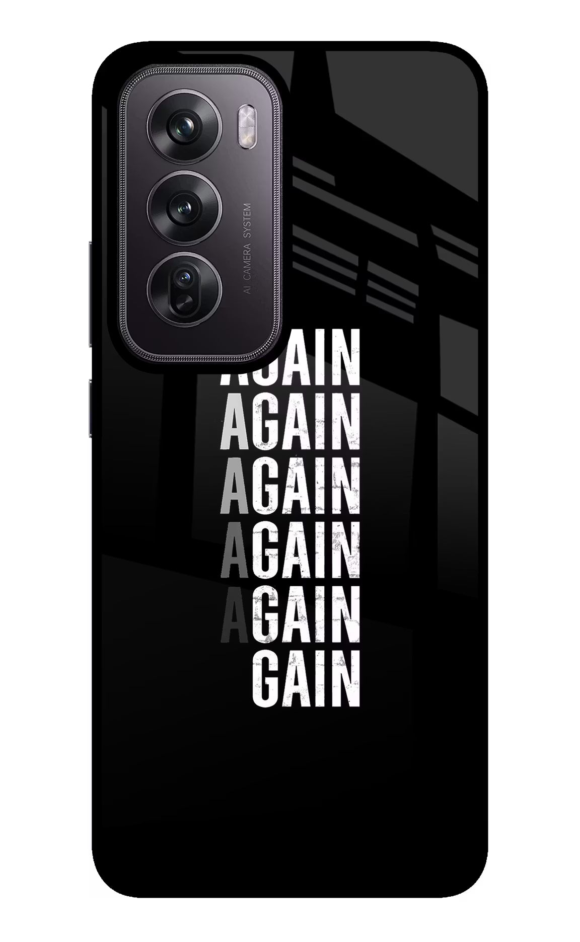 Again Again Gain Oppo Reno12 Pro 5G Glass Case - Again Again Gain Oppo Reno12 Pro 5G Glass Case Again Again Gain Oppo Reno12 Pro 5G Glass Case
