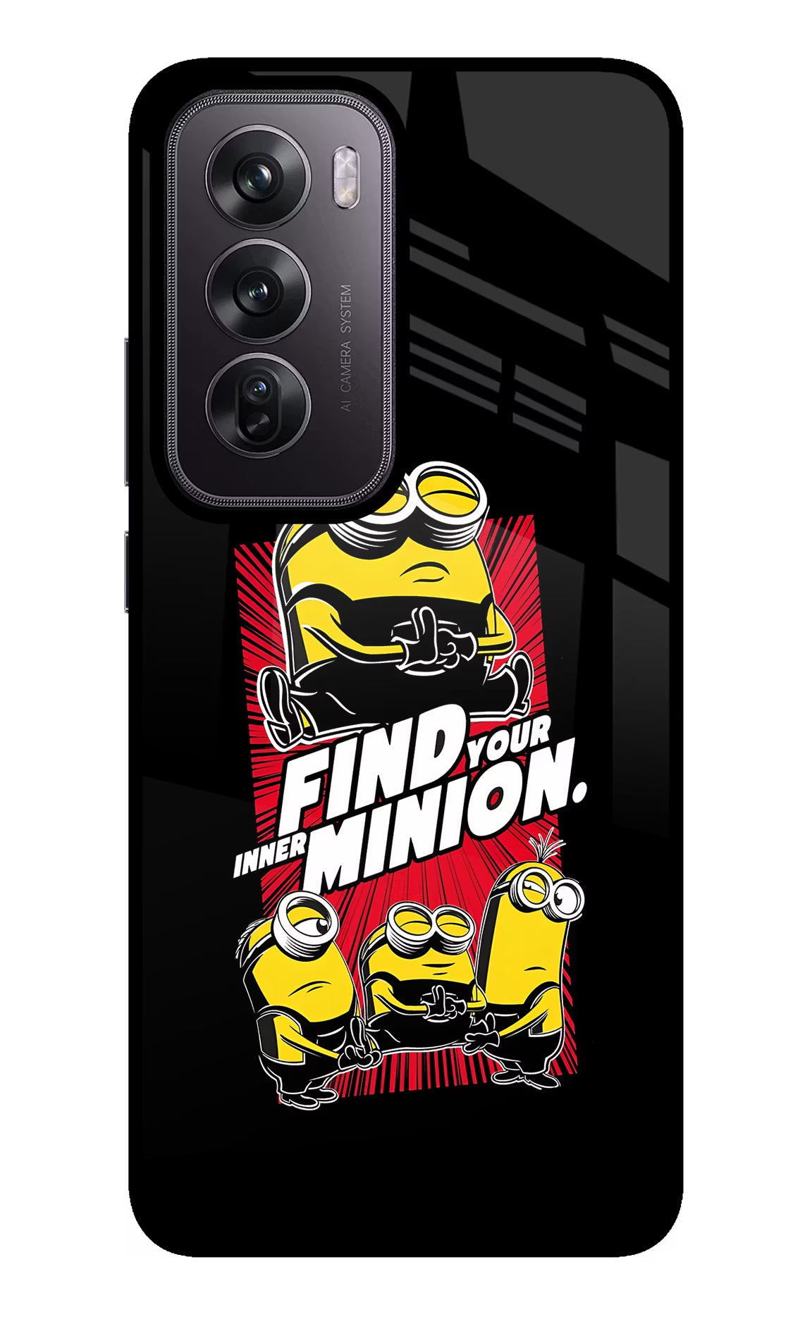 Find your inner Minion Oppo Reno12 Pro 5G Glass Case - Find your inner Minion Oppo Reno12 Pro 5G Glass Case Find your inner Minion Oppo Reno12 Pro 5G Glass Case