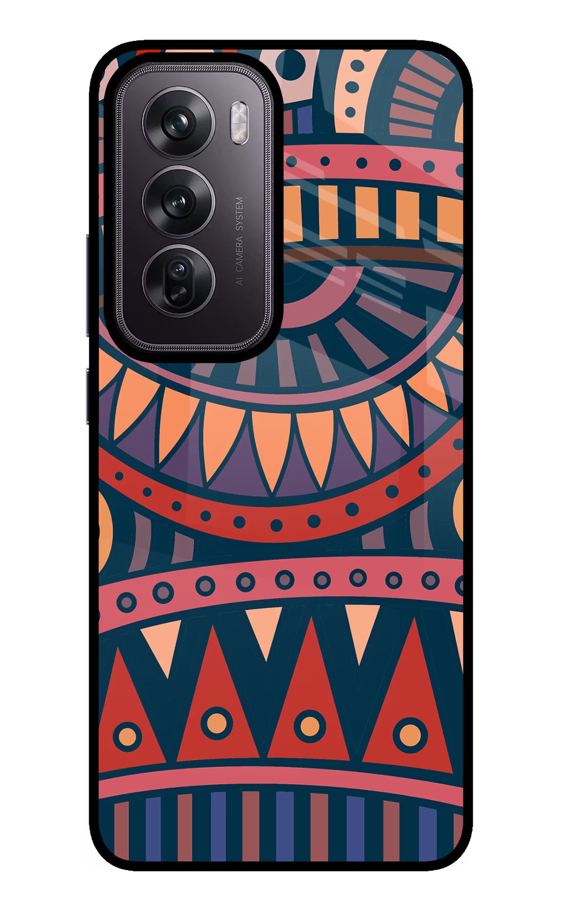 African Culture Design Oppo Reno12 Pro 5G Glass Case - African Culture Design Oppo Reno12 Pro 5G Glass Case African Culture Design Oppo Reno12 Pro 5G Glass Case