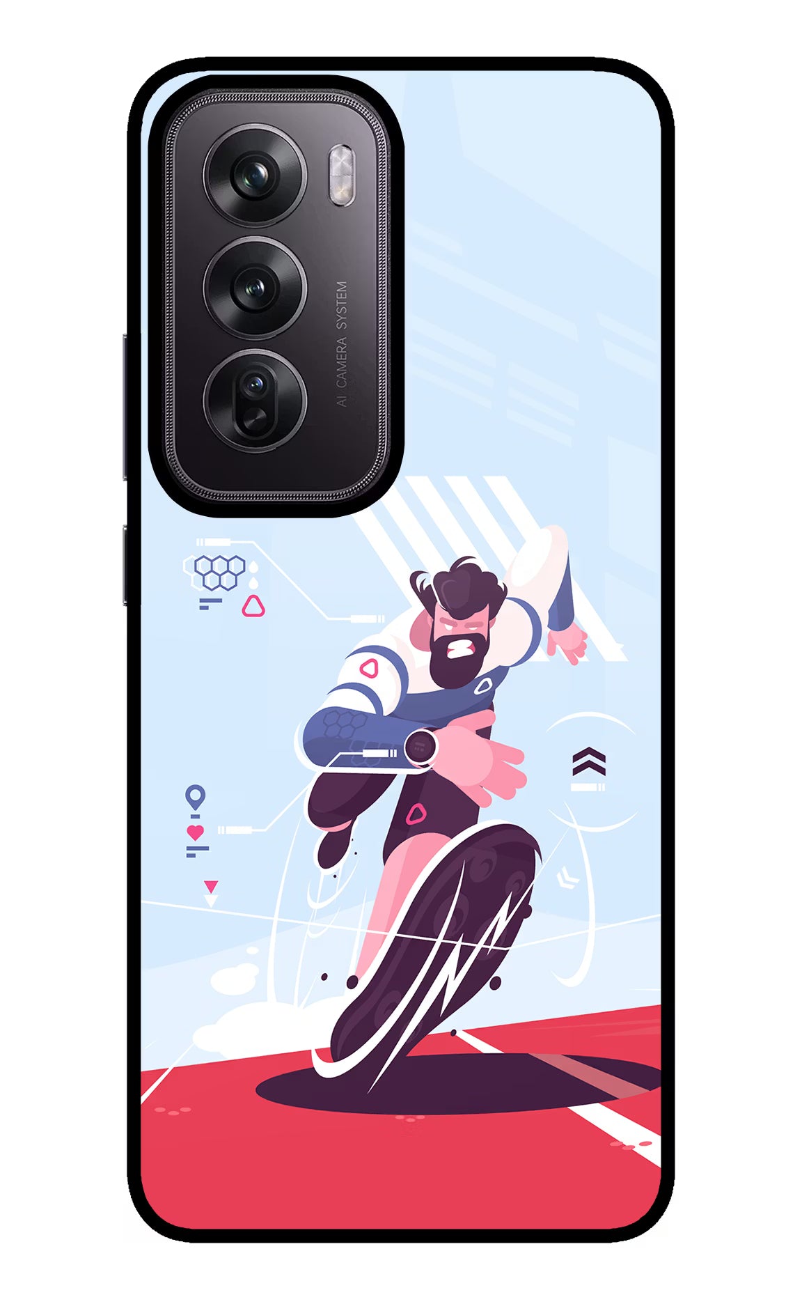 Run Pro Oppo Reno12 Pro 5G Glass Case - Run Pro Oppo Reno12 Pro 5G Glass Case Run Pro Oppo Reno12 Pro 5G Glass Case