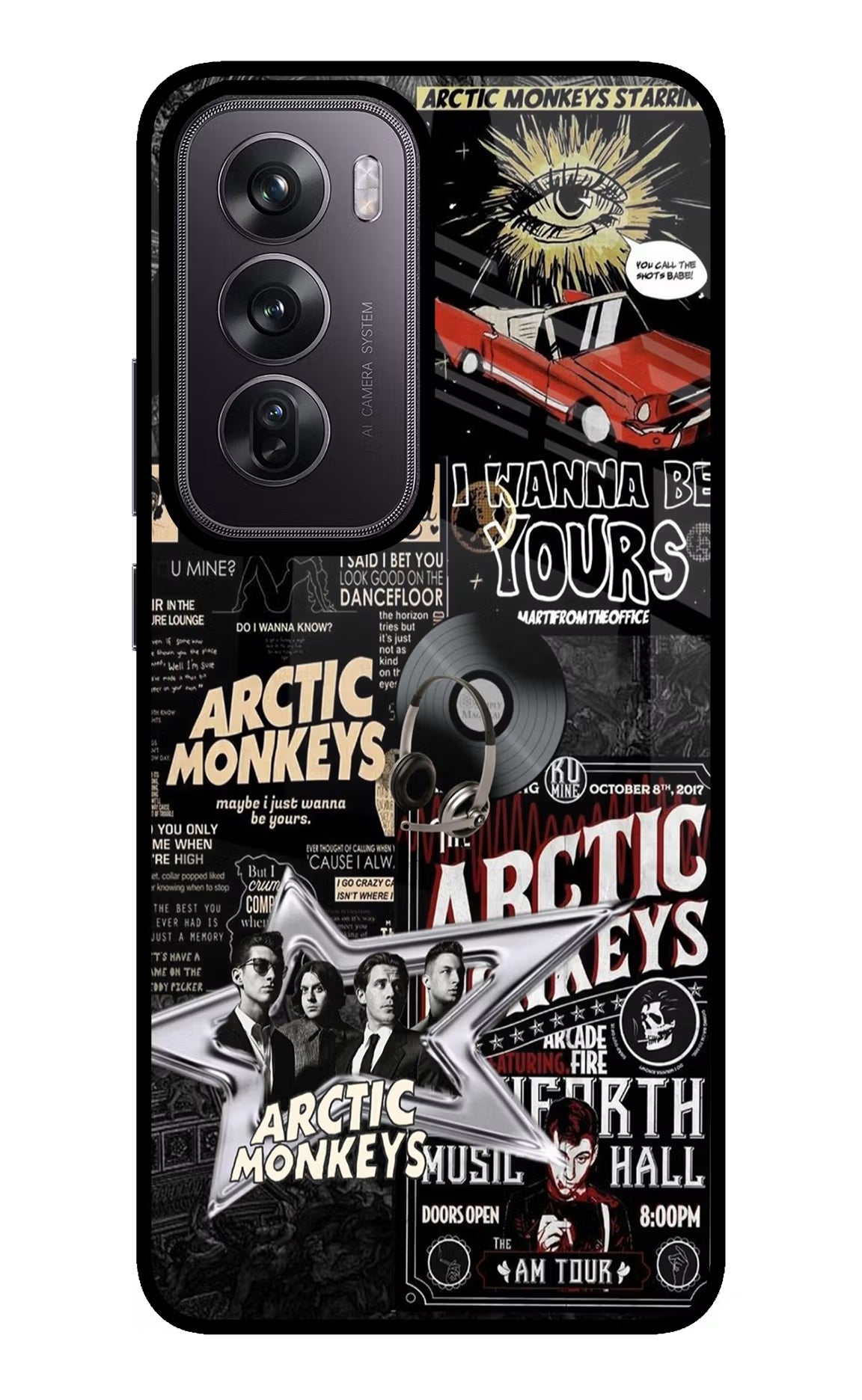 Arctic Monkeys Oppo Reno12 Pro 5G Glass Case - Arctic Monkeys Oppo Reno12 Pro 5G Glass Case Arctic Monkeys Oppo Reno12 Pro 5G Glass Case
