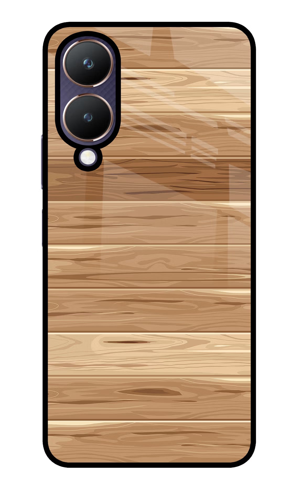 Wooden Vector Vivo Y28 5G Glass Case - Wooden Vector Vivo Y28 5G Glass Case Wooden Vector Vivo Y28 5G Glass Case