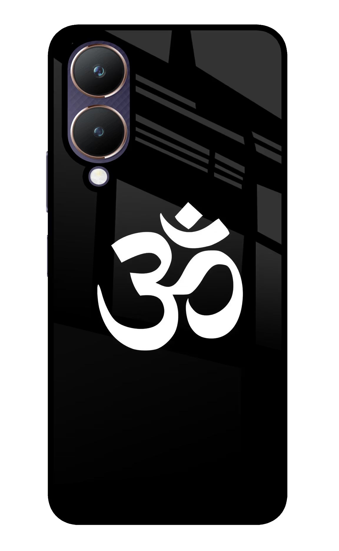 Om Vivo Y28 5G Glass Case - Om Vivo Y28 5G Glass Case Om Vivo Y28 5G Glass Case