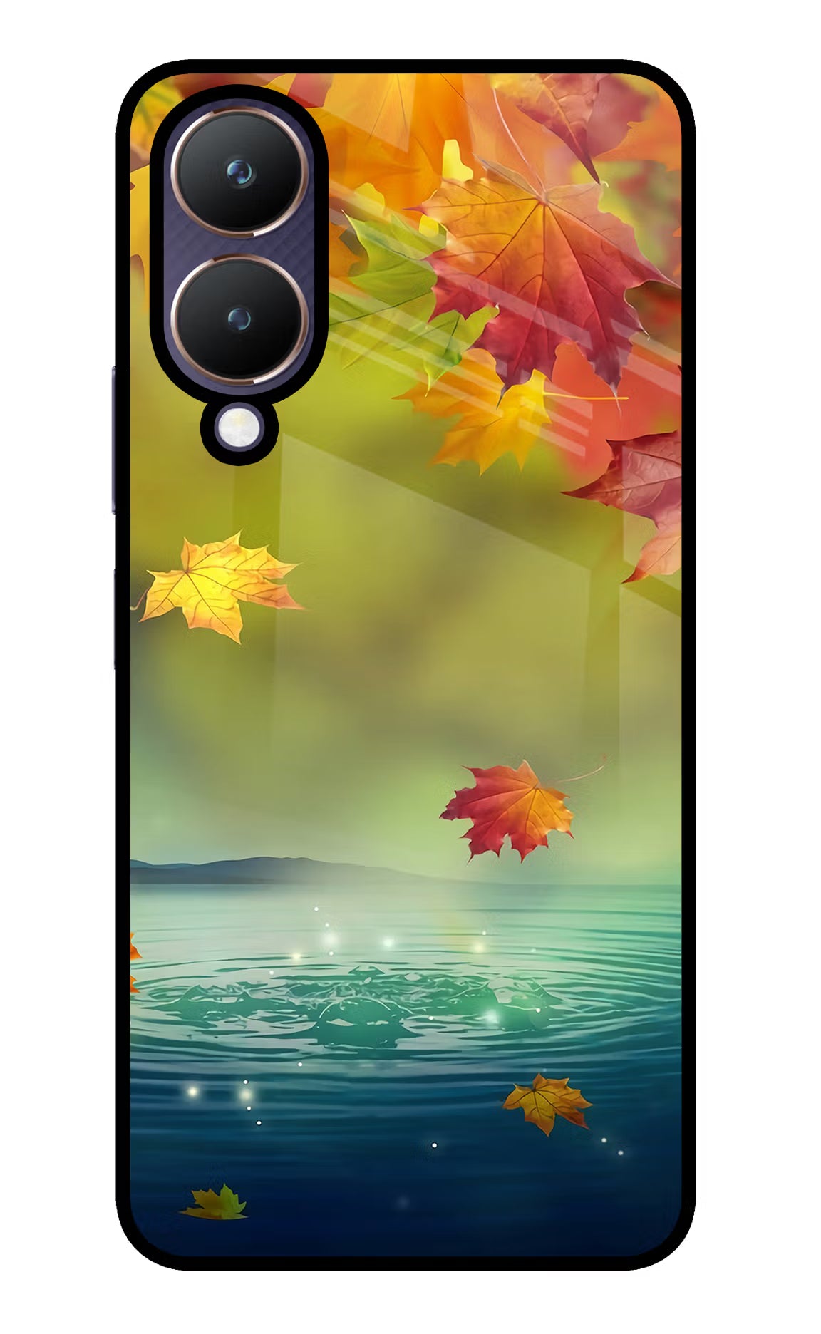 Flowers Vivo Y28 5G Glass Case - Flowers Vivo Y28 5G Glass Case Flowers Vivo Y28 5G Glass Case