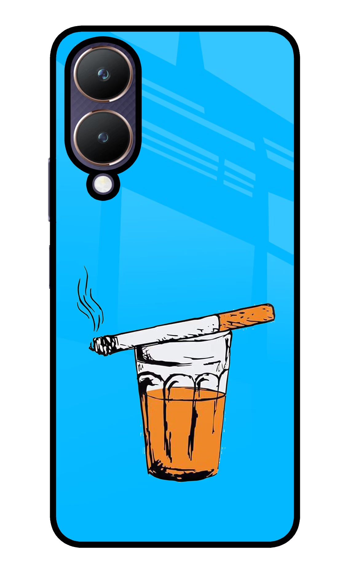 Chai Sutta Vivo Y28 5G Glass Case - Chai Sutta Vivo Y28 5G Glass Case Chai Sutta Vivo Y28 5G Glass Case