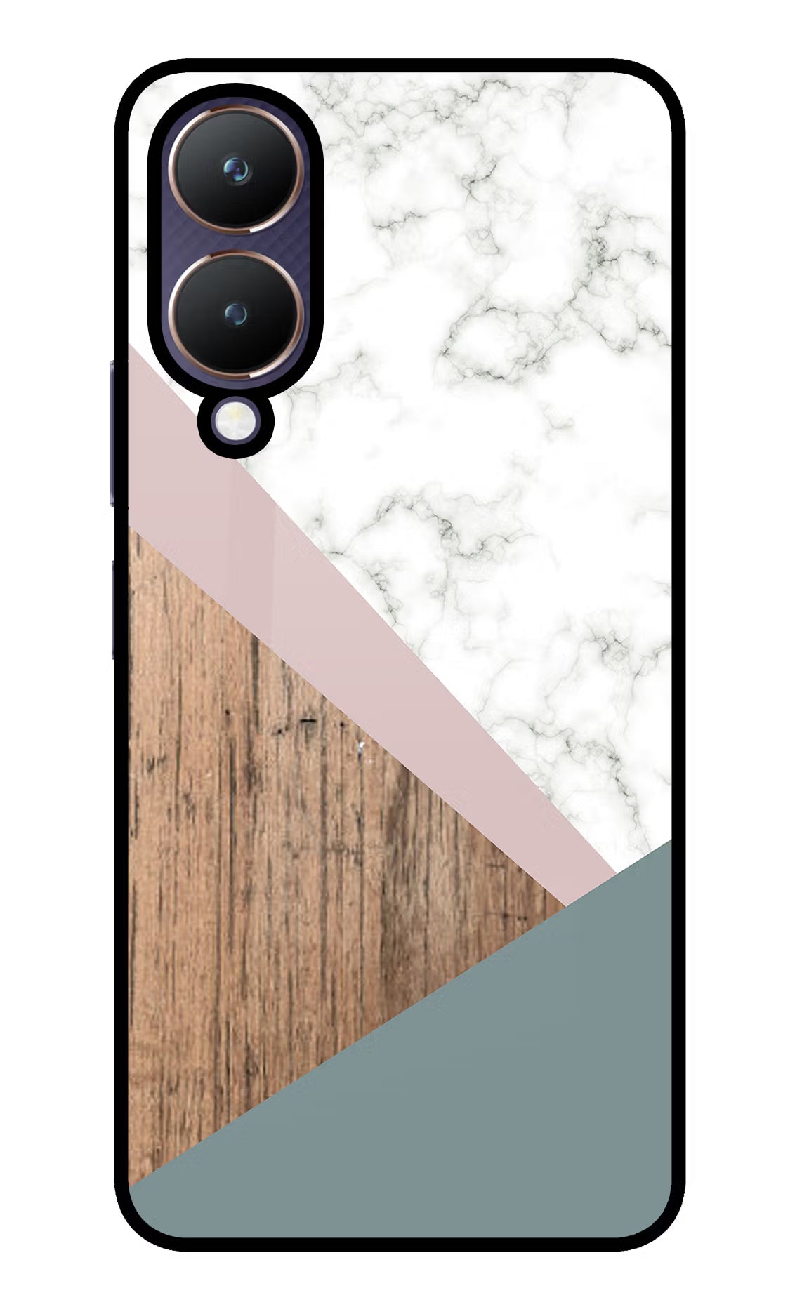 Marble wood Abstract Vivo Y28 5G Glass Case - Marble wood Abstract Vivo Y28 5G Glass Case Marble wood Abstract Vivo Y28 5G Glass Case