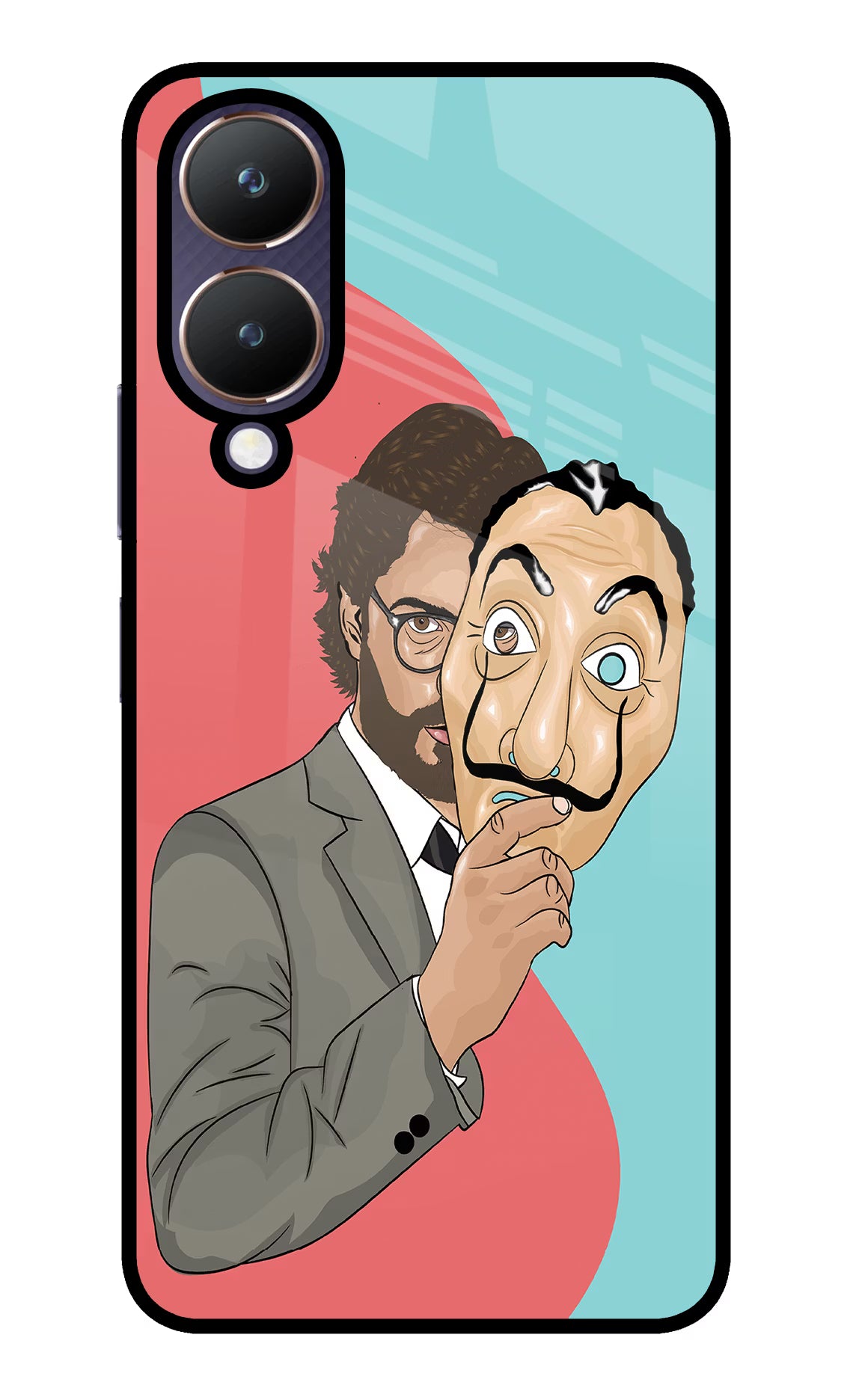 Professor Vivo Y28 5G Glass Case - Professor Vivo Y28 5G Glass Case Professor Vivo Y28 5G Glass Case