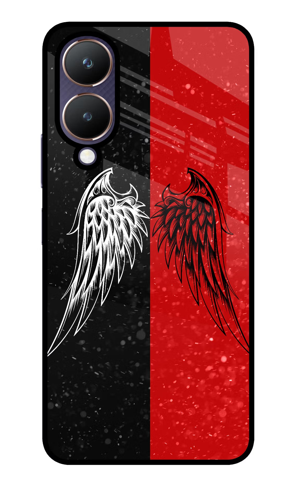 Wings Vivo Y28 5G Glass Case - Wings Vivo Y28 5G Glass Case Wings Vivo Y28 5G Glass Case