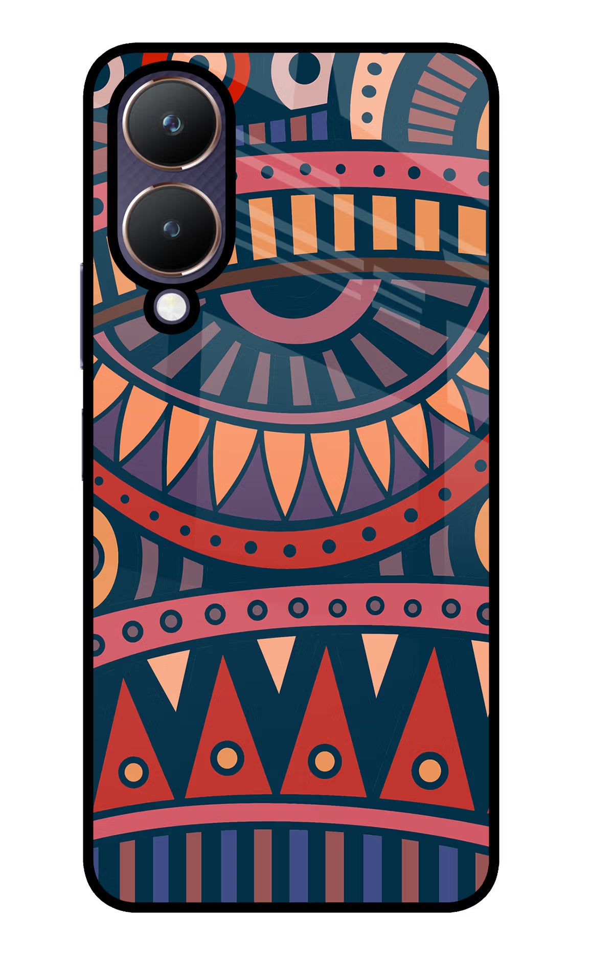 African Culture Design Vivo Y28 5G Glass Case - African Culture Design Vivo Y28 5G Glass Case African Culture Design Vivo Y28 5G Glass Case