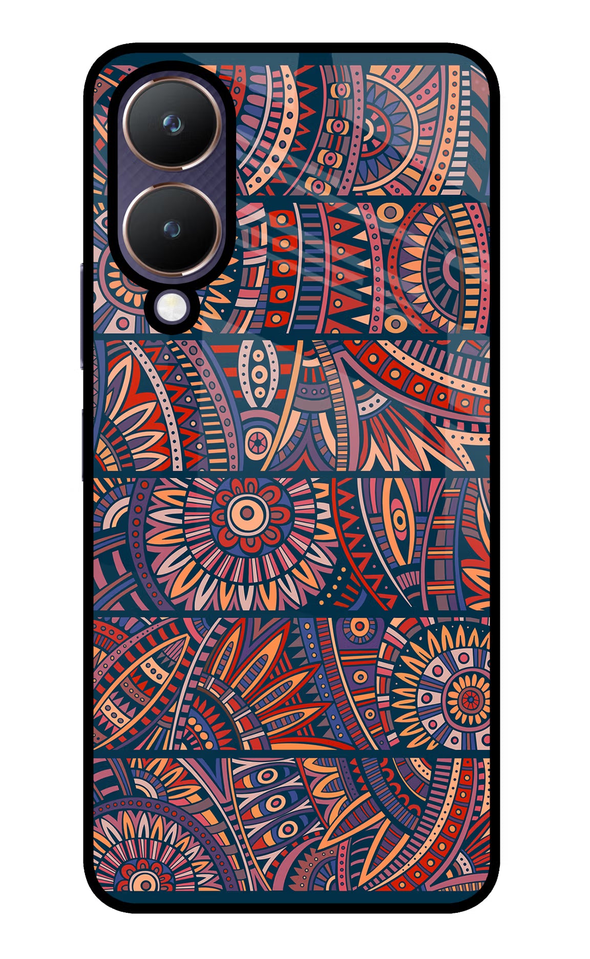 African Culture Design Vivo Y28 5G Glass Case - African Culture Design Vivo Y28 5G Glass Case African Culture Design Vivo Y28 5G Glass Case