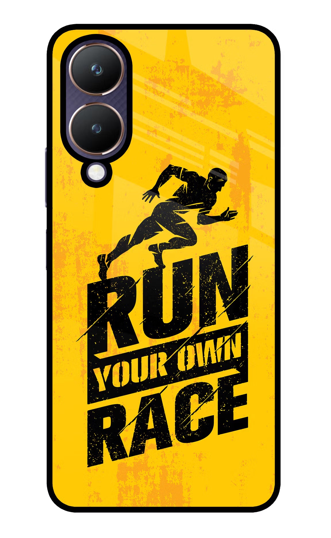 Run Your Own Race Vivo Y28 5G Glass Case - Run Your Own Race Vivo Y28 5G Glass Case Run Your Own Race Vivo Y28 5G Glass Case