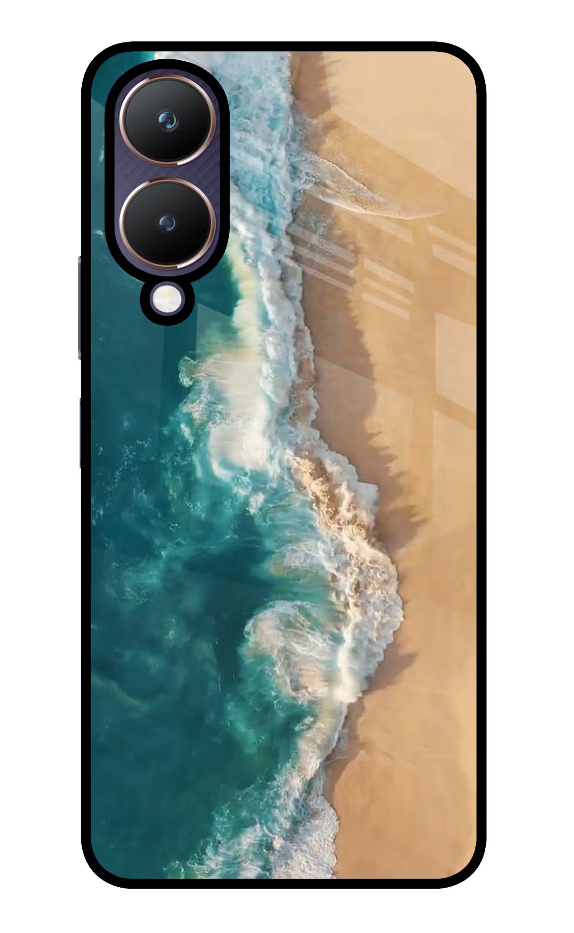 Ocean Beach Vivo Y28 5G Glass Case - Ocean Beach Vivo Y28 5G Glass Case Ocean Beach Vivo Y28 5G Glass Case