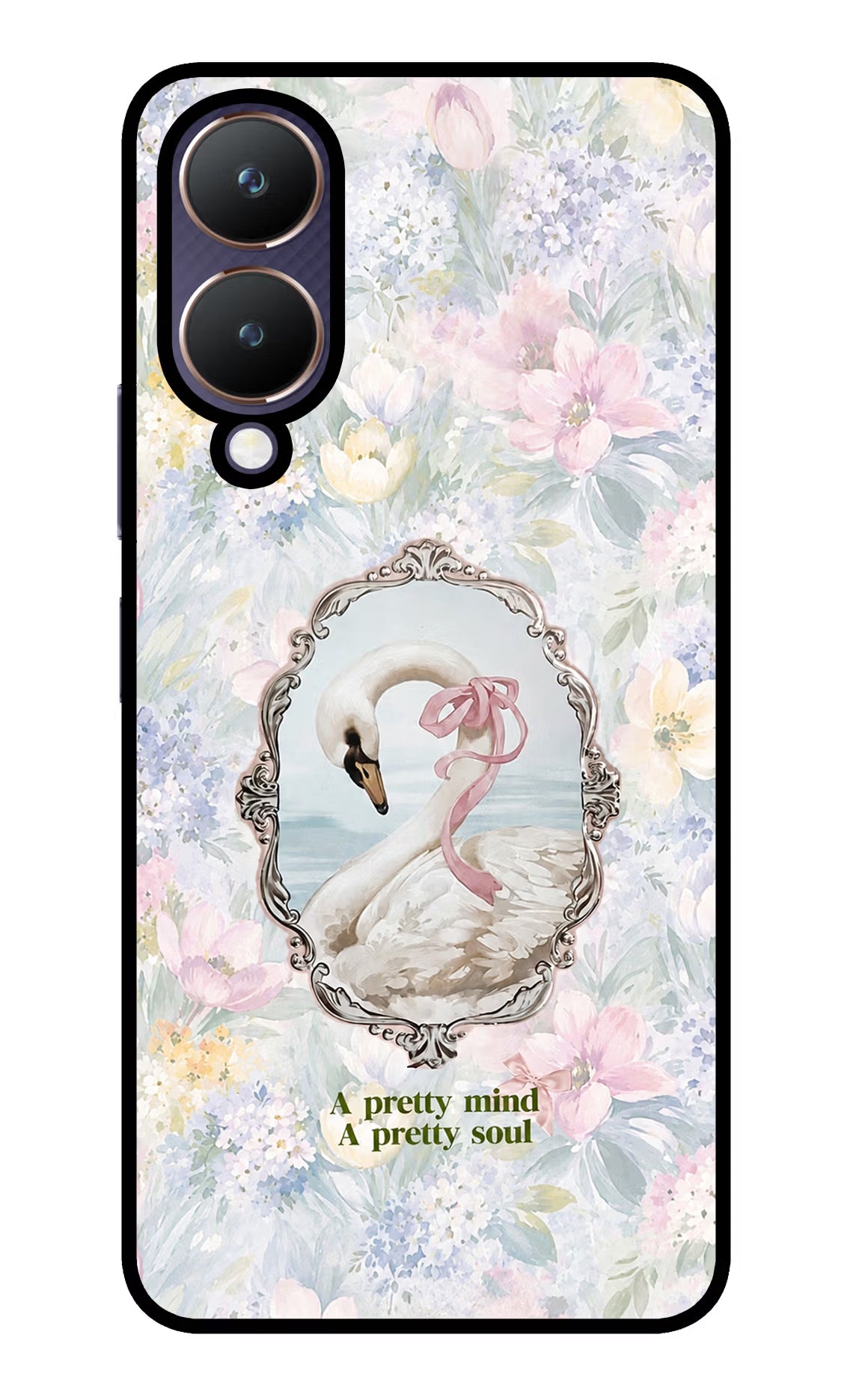Pretty Mind Pretty Soul Vivo Y28 5G Glass Case - Pretty Mind Pretty Soul Vivo Y28 5G Glass Case Pretty Mind Pretty Soul Vivo Y28 5G Glass Case