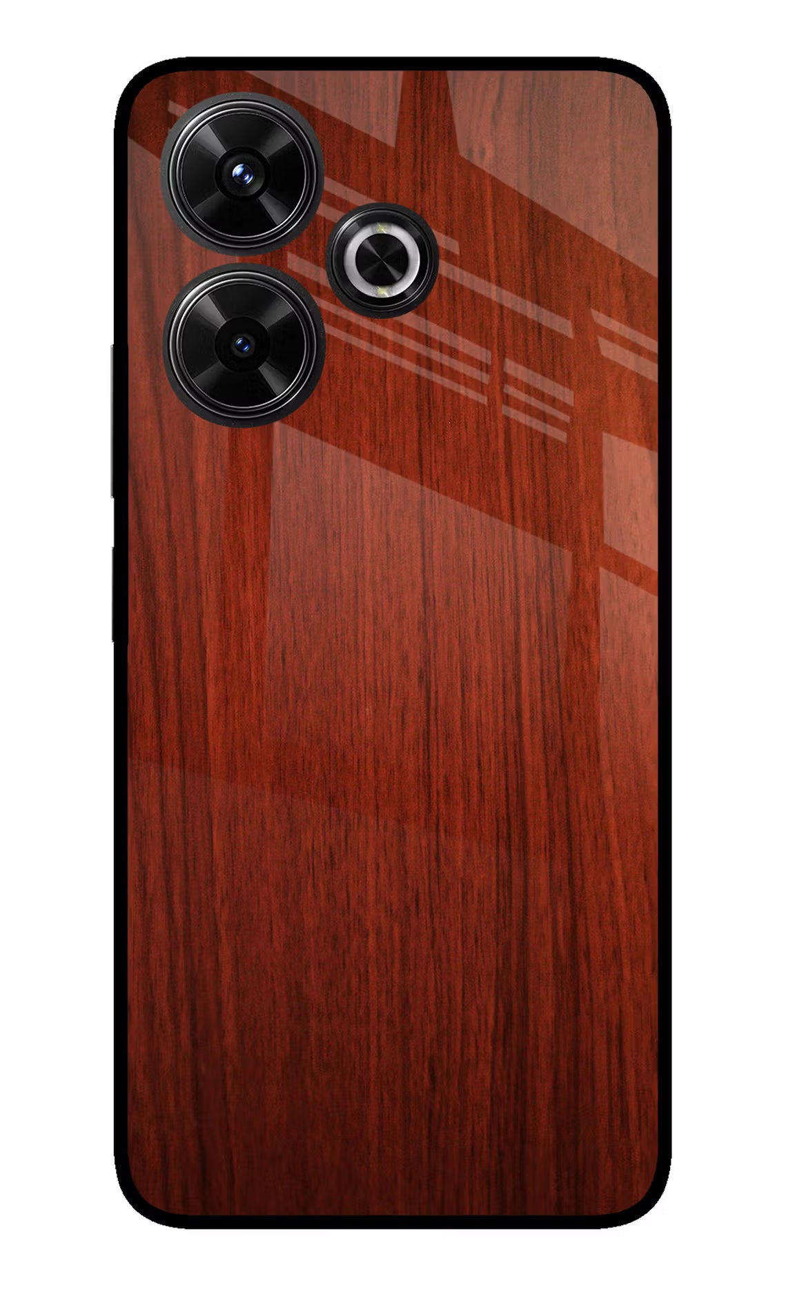 Wooden Plain Pattern Redmi 13 5G Glass Case - Wooden Plain Pattern Redmi 13 5G Glass Case Wooden Plain Pattern Redmi 13 5G Glass Case