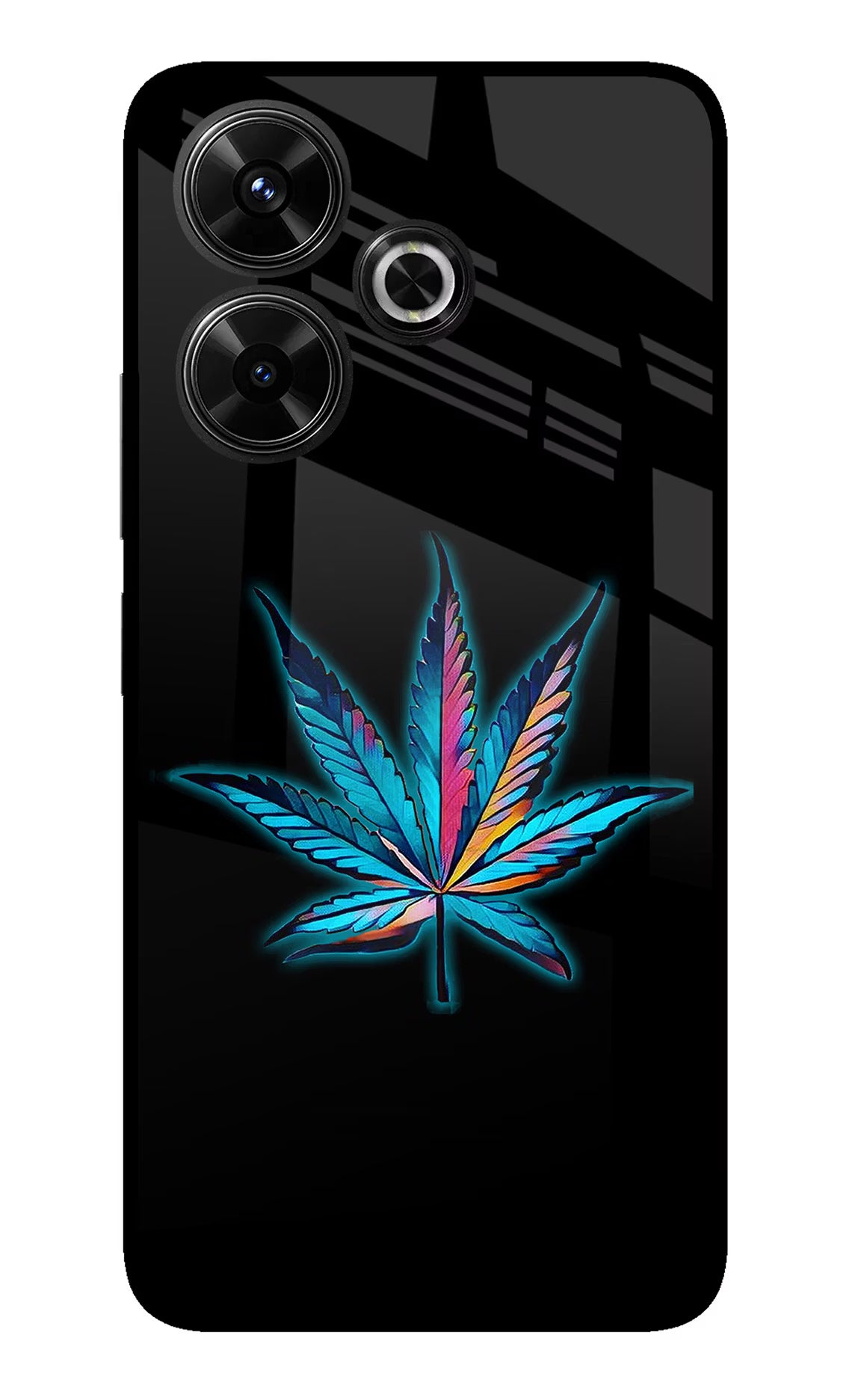 Weed Redmi 13 5G Glass Case - Weed Redmi 13 5G Glass Case Weed Redmi 13 5G Glass Case