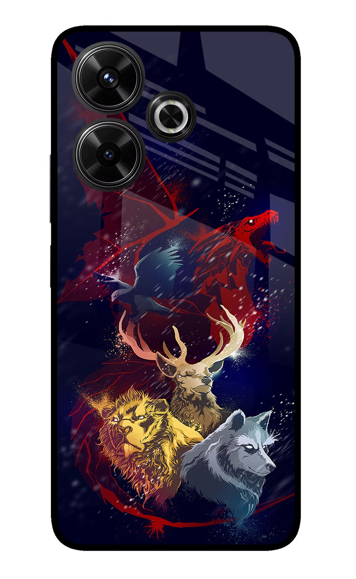 Game Of Thrones Redmi 13 5G Glass Case - Game Of Thrones Redmi 13 5G Glass Case Game Of Thrones Redmi 13 5G Glass Case
