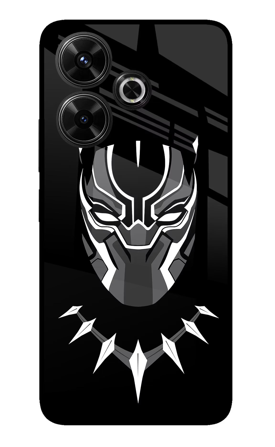 Black Panther Redmi 13 5G Glass Case - Black Panther Redmi 13 5G Glass Case Black Panther Redmi 13 5G Glass Case