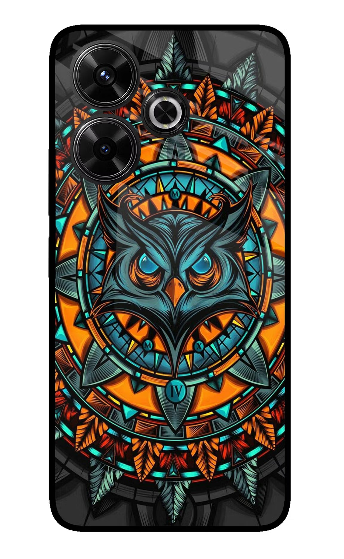 Angry Owl Art Redmi 13 5G Glass Case - Angry Owl Art Redmi 13 5G Glass Case Angry Owl Art Redmi 13 5G Glass Case