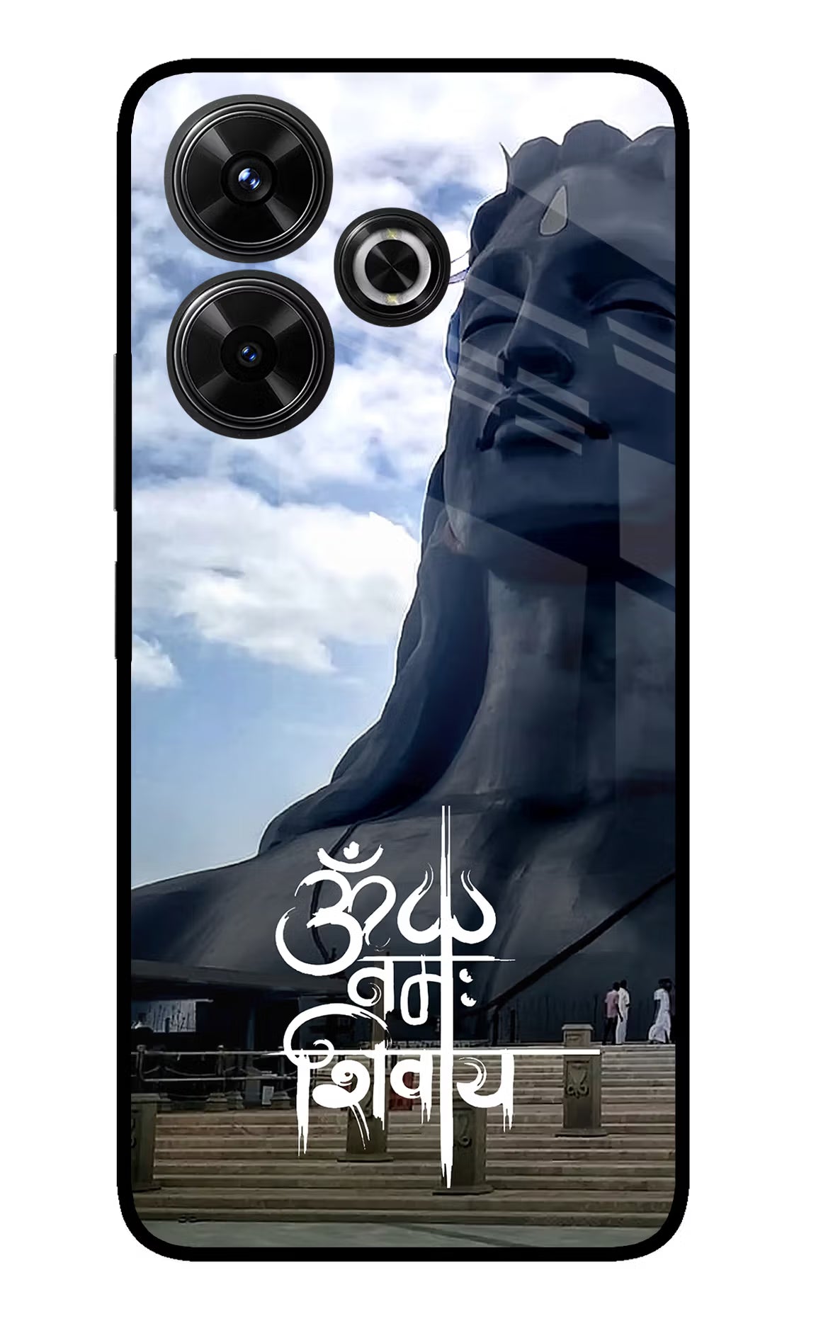Om Namah Shivay Redmi 13 5G Glass Case - Om Namah Shivay Redmi 13 5G Glass Case Om Namah Shivay Redmi 13 5G Glass Case