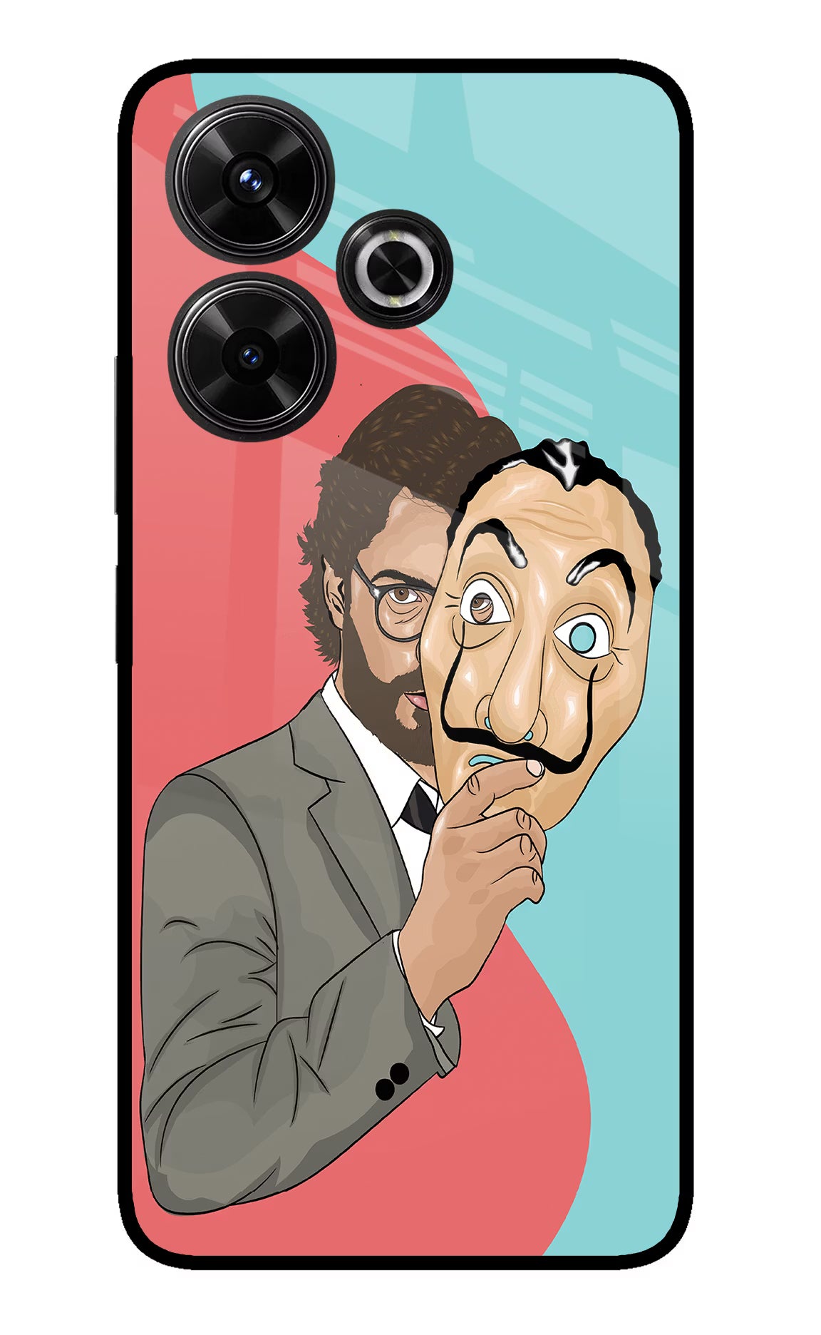 Professor Redmi 13 5G Glass Case - Professor Redmi 13 5G Glass Case Professor Redmi 13 5G Glass Case