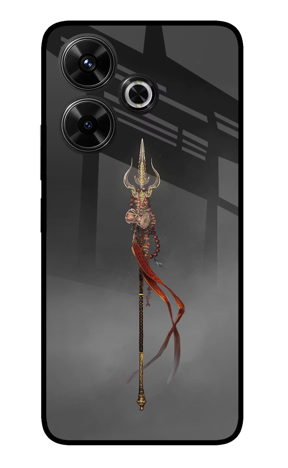 Shiv Trishul Redmi 13 5G Glass Case - Shiv Trishul Redmi 13 5G Glass Case Shiv Trishul Redmi 13 5G Glass Case