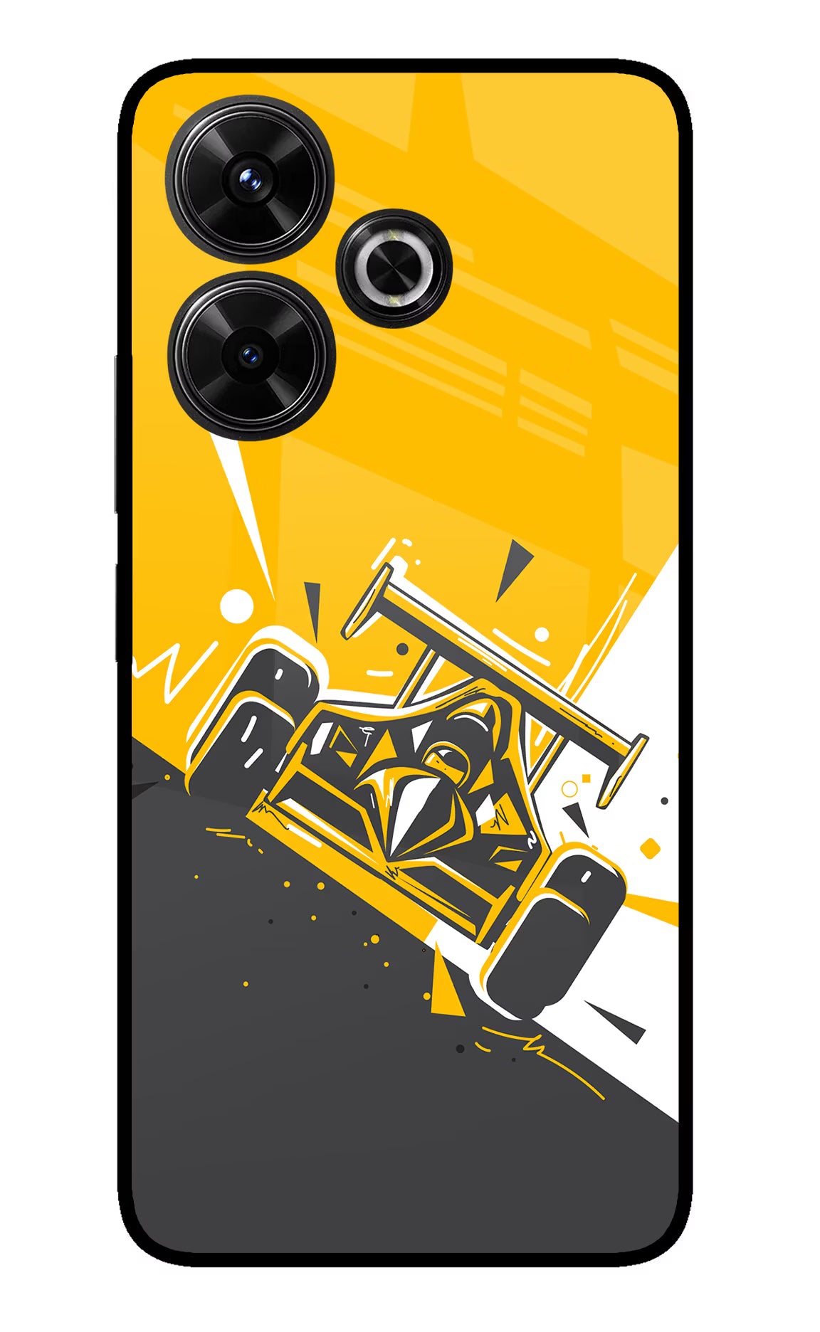 Track King Redmi 13 5G Glass Case - Track King Redmi 13 5G Glass Case Track King Redmi 13 5G Glass Case