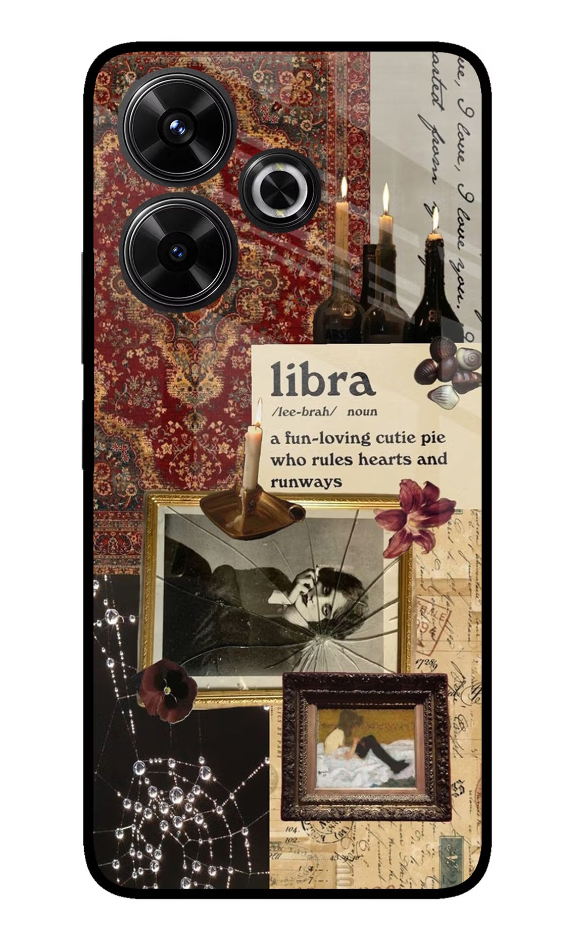 Libra Zodiac Redmi 13 5G Glass Case - Libra Zodiac Redmi 13 5G Glass Case Libra Zodiac Redmi 13 5G Glass Case