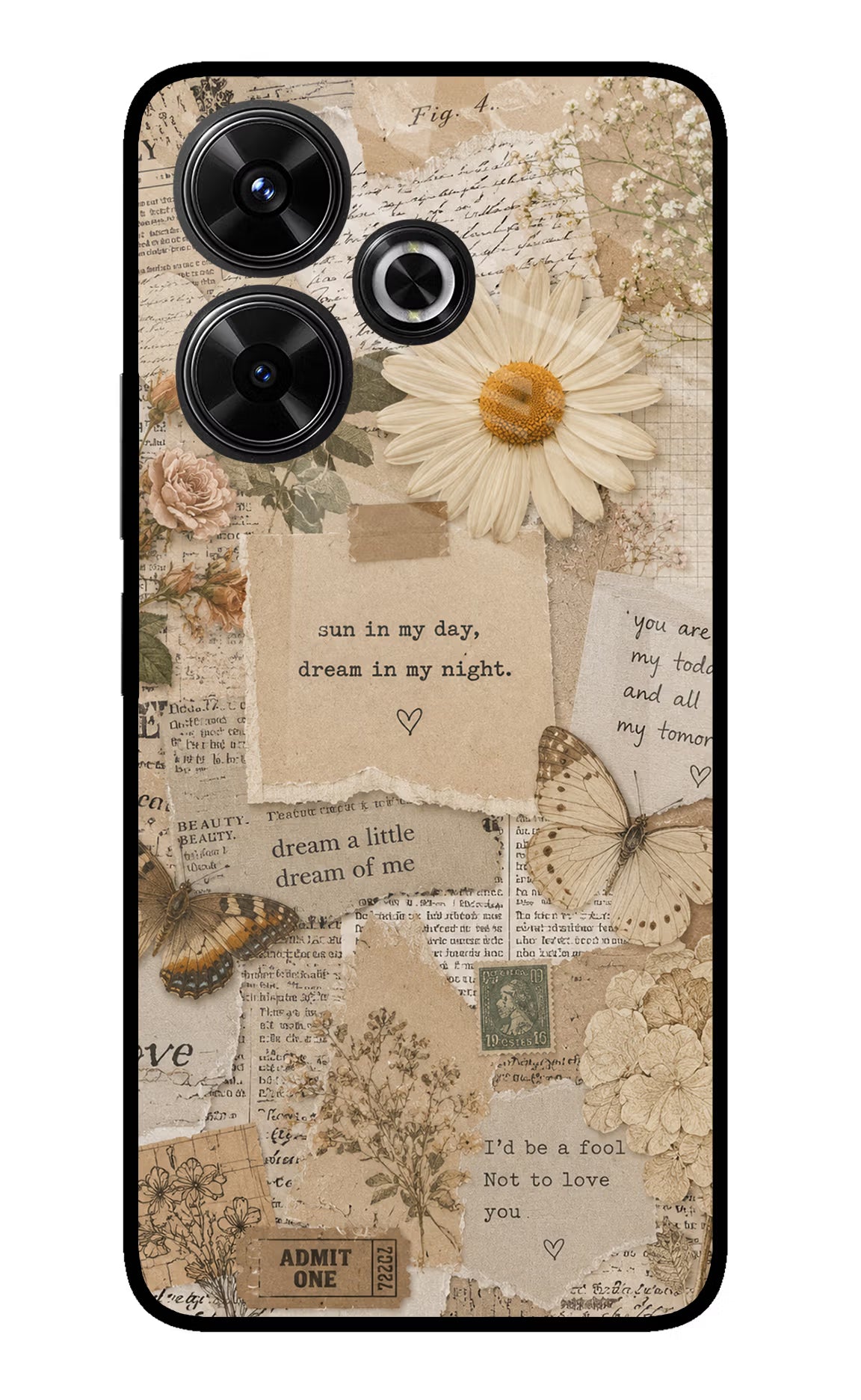 Vintage case Redmi 13 5G Glass Case - Vintage case Redmi 13 5G Glass Case Vintage case Redmi 13 5G Glass Case