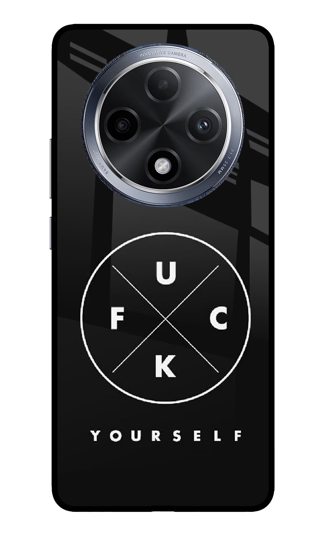 Go Fuck Yourself Oppo F27 Pro Glass Case - Go Fuck Yourself Oppo F27 Pro Glass Case Go Fuck Yourself Oppo F27 Pro Glass Case